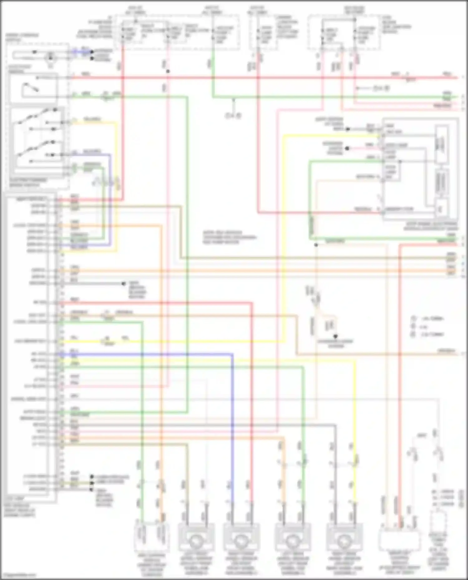 Wiring diagram c-can low for Hyundai Sonata VII (2014-2017) (31 of 61)