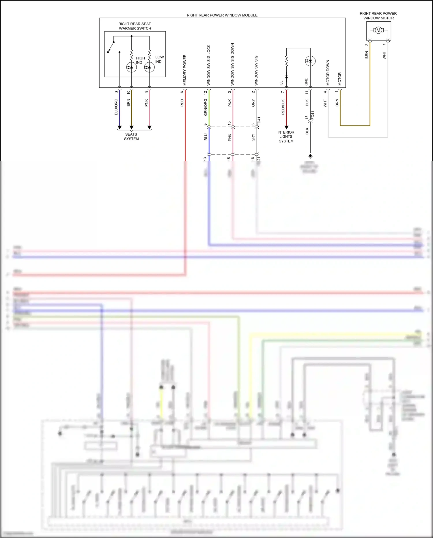 Hyundai Sonata VII (2014-2017) computer wiring diagram  (9 of 10)