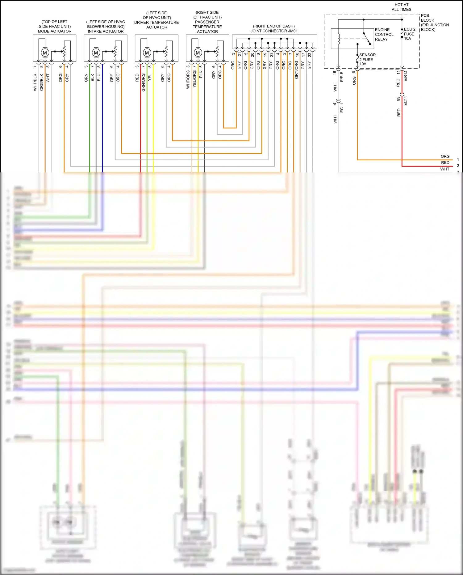 Hyundai Sonata VII (2014-2017) computer wiring diagram  (1 of 10)