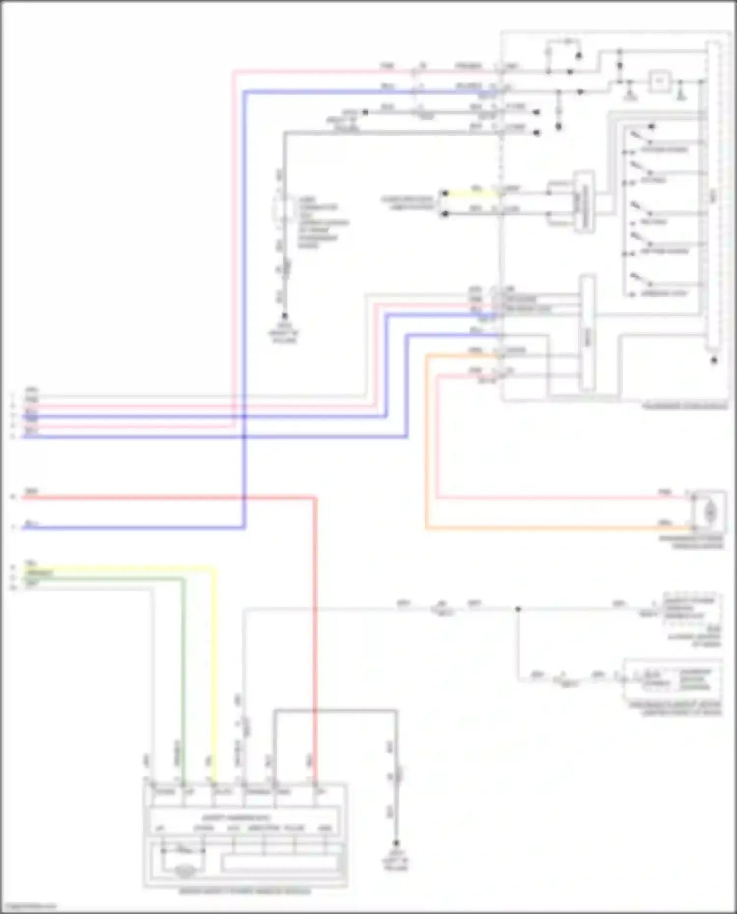 Wiring diagram direction vcc for Hyundai Sonata VII (2014-2017) (3 of 4)