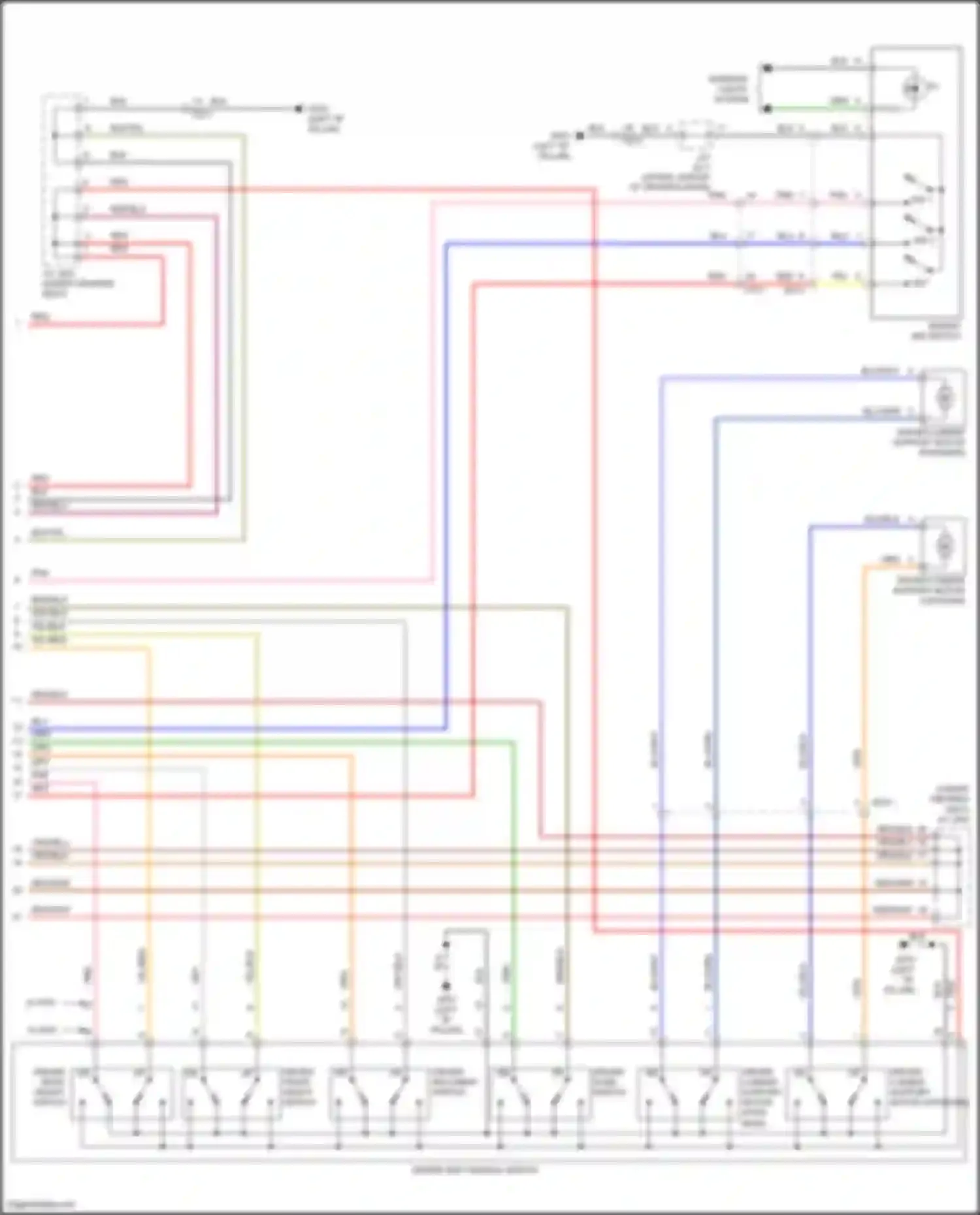 Wiring diagram driver ims switch for Hyundai Sonata VII (2014-2017) (3 of 13)