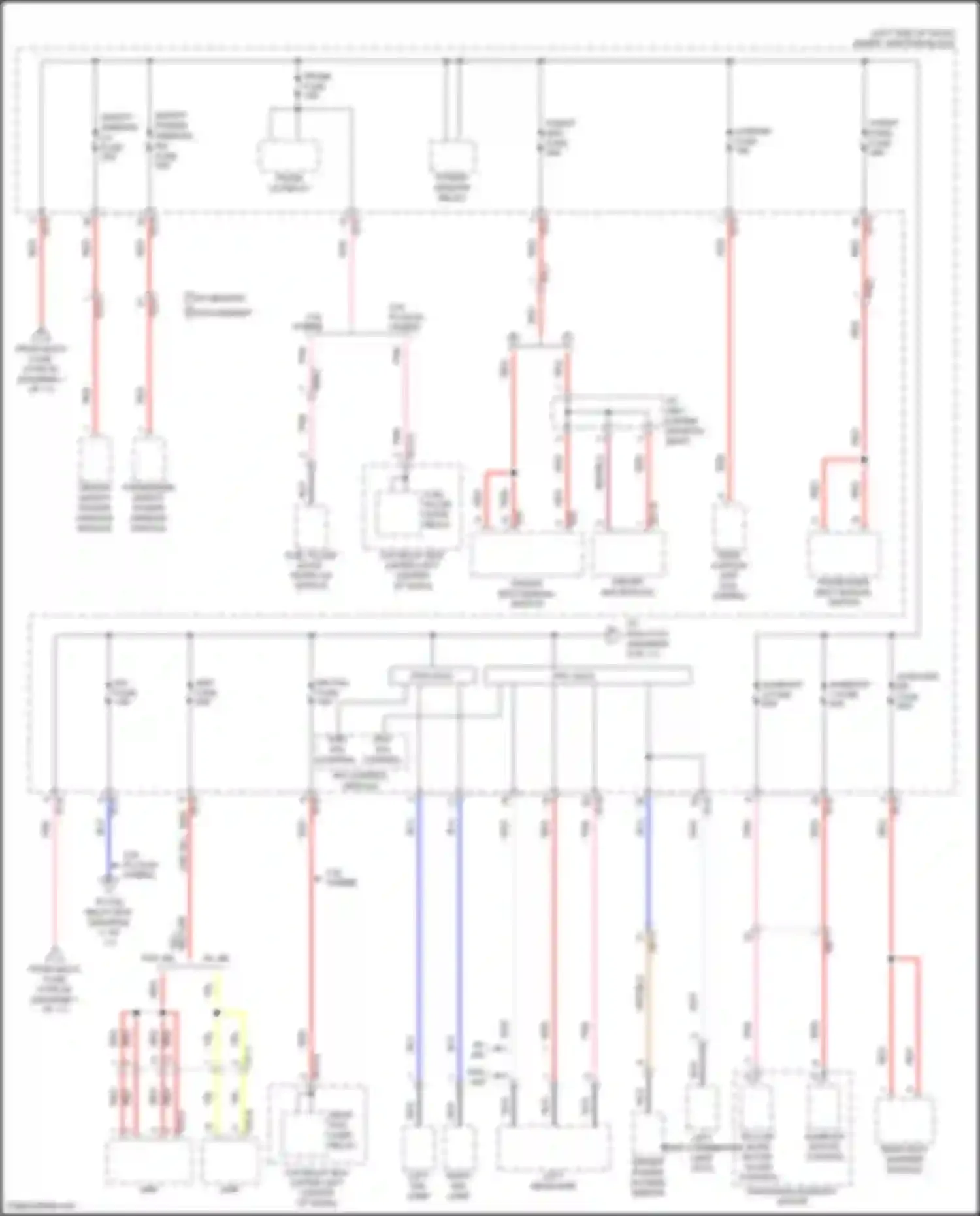 Wiring diagram driver safety power window module for Hyundai Sonata VII (2014-2017) (2 of 15)