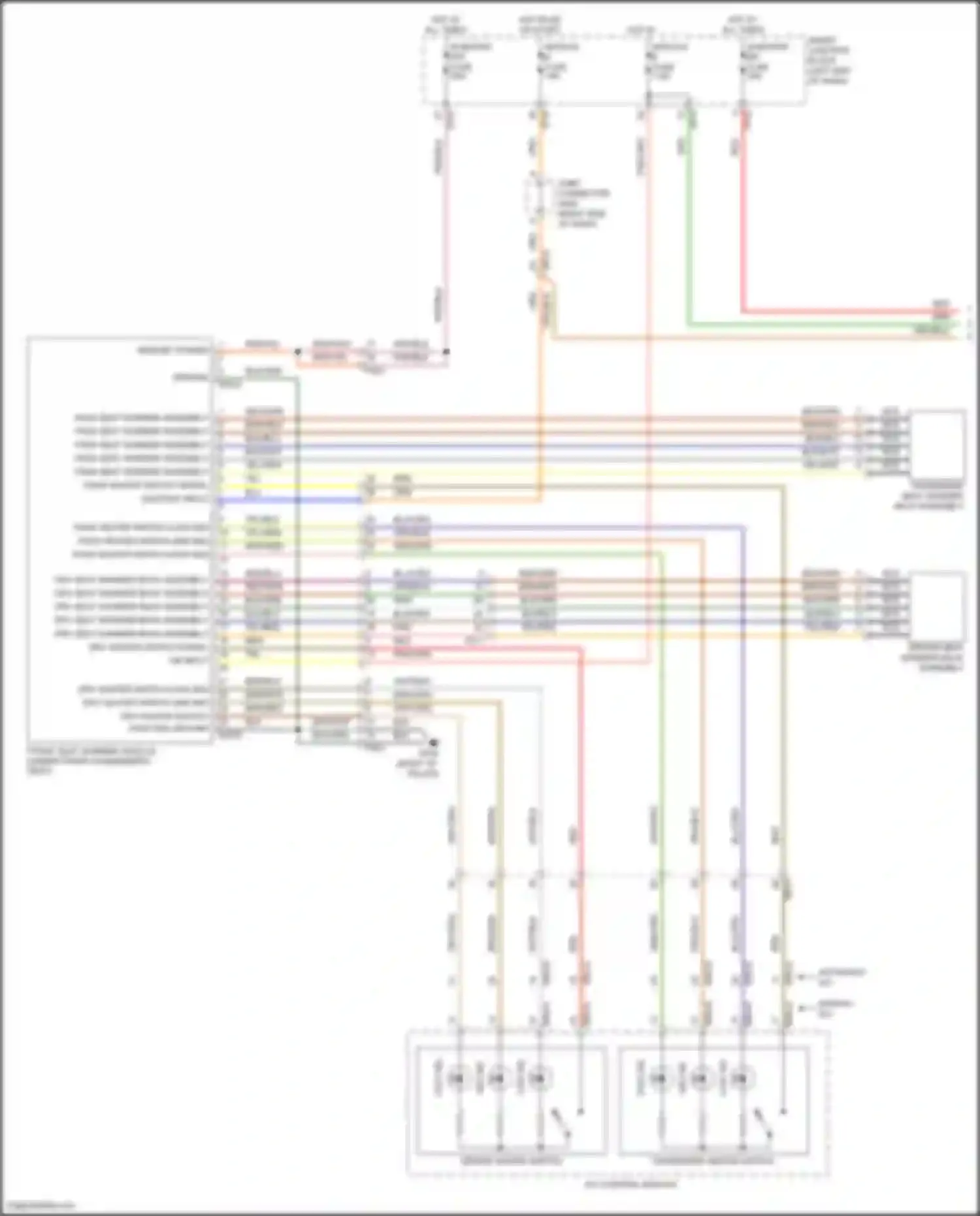 Wiring diagram drv heater switch signal for Hyundai Sonata VII (2014-2017) (1 of 2)