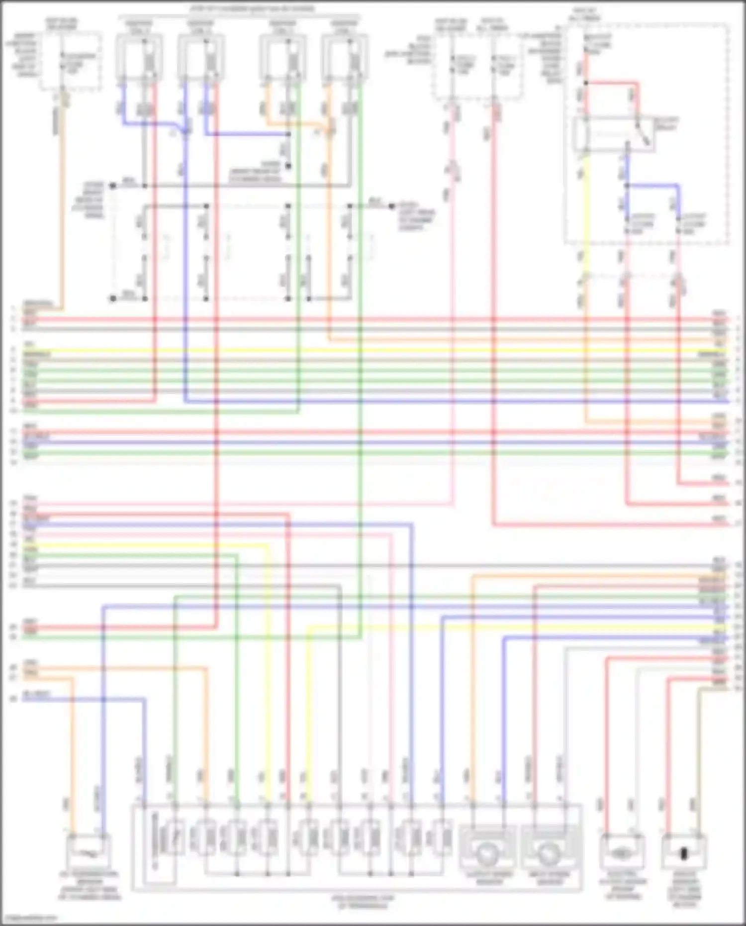 Wiring diagram e-cvvt relay for Hyundai Sonata VII (2014-2017) (2 of 3)