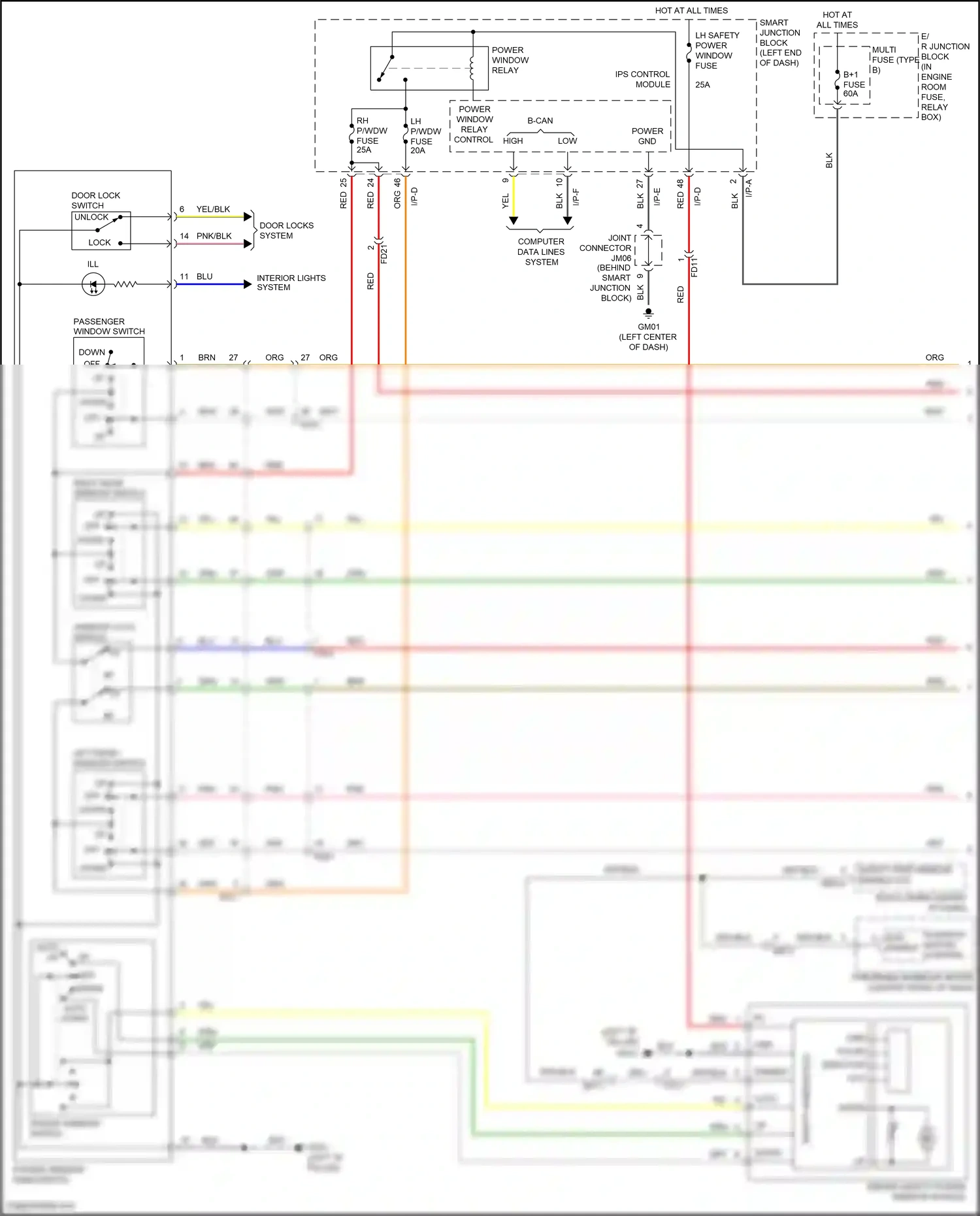 Hyundai Sonata VII (2014-2017) enable wiring diagram  (4 of 11)