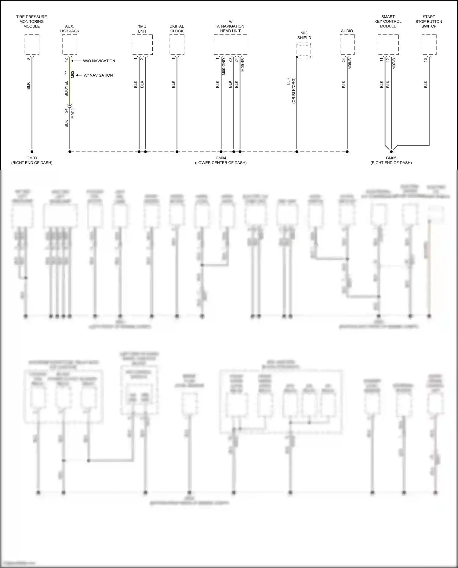 Wiring diagram e/r-d for Hyundai Sonata VII (2014-2017) (43 of 46)