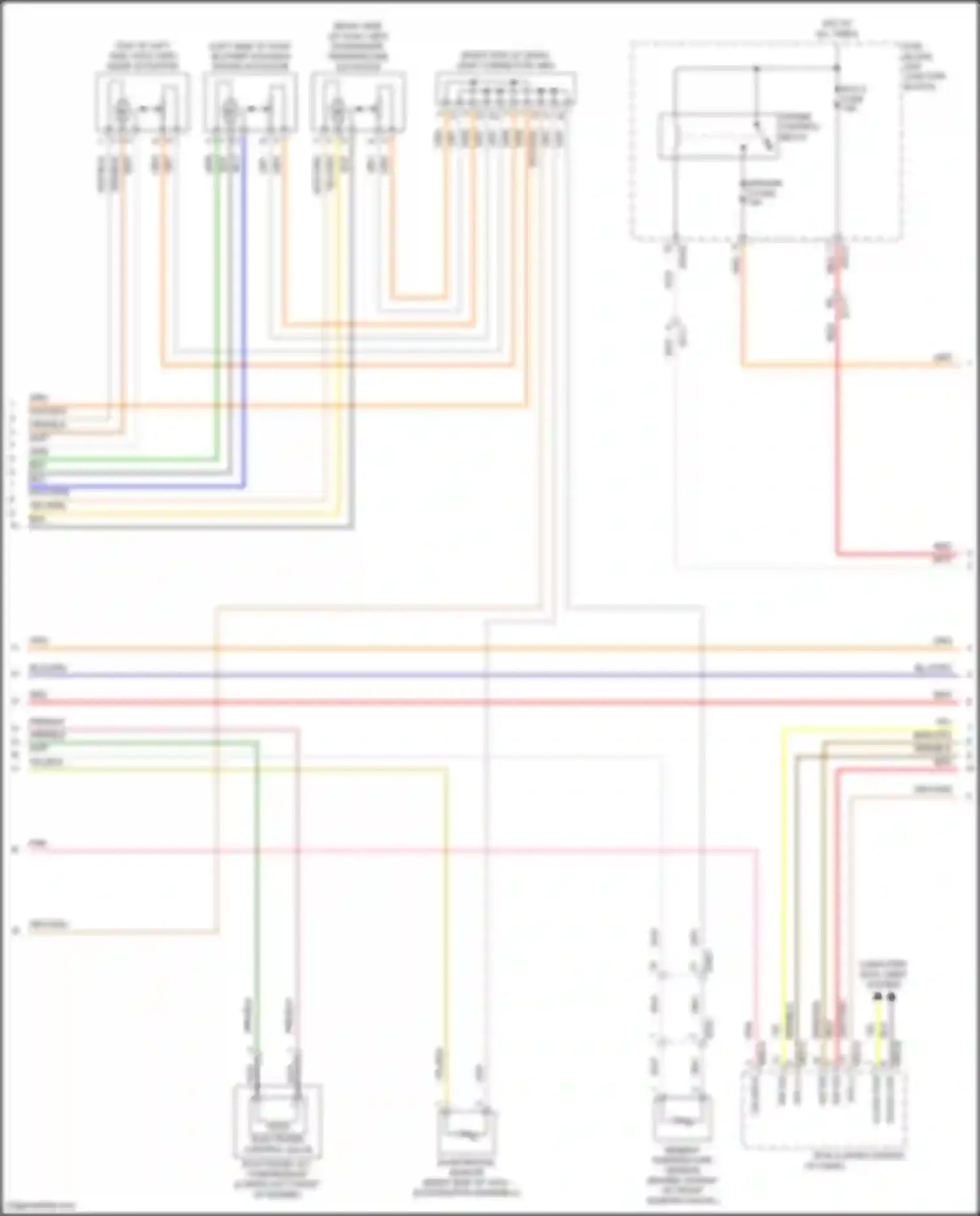 Wiring diagram evaporator sensor for Hyundai Sonata VII (2014-2017) (2 of 7)