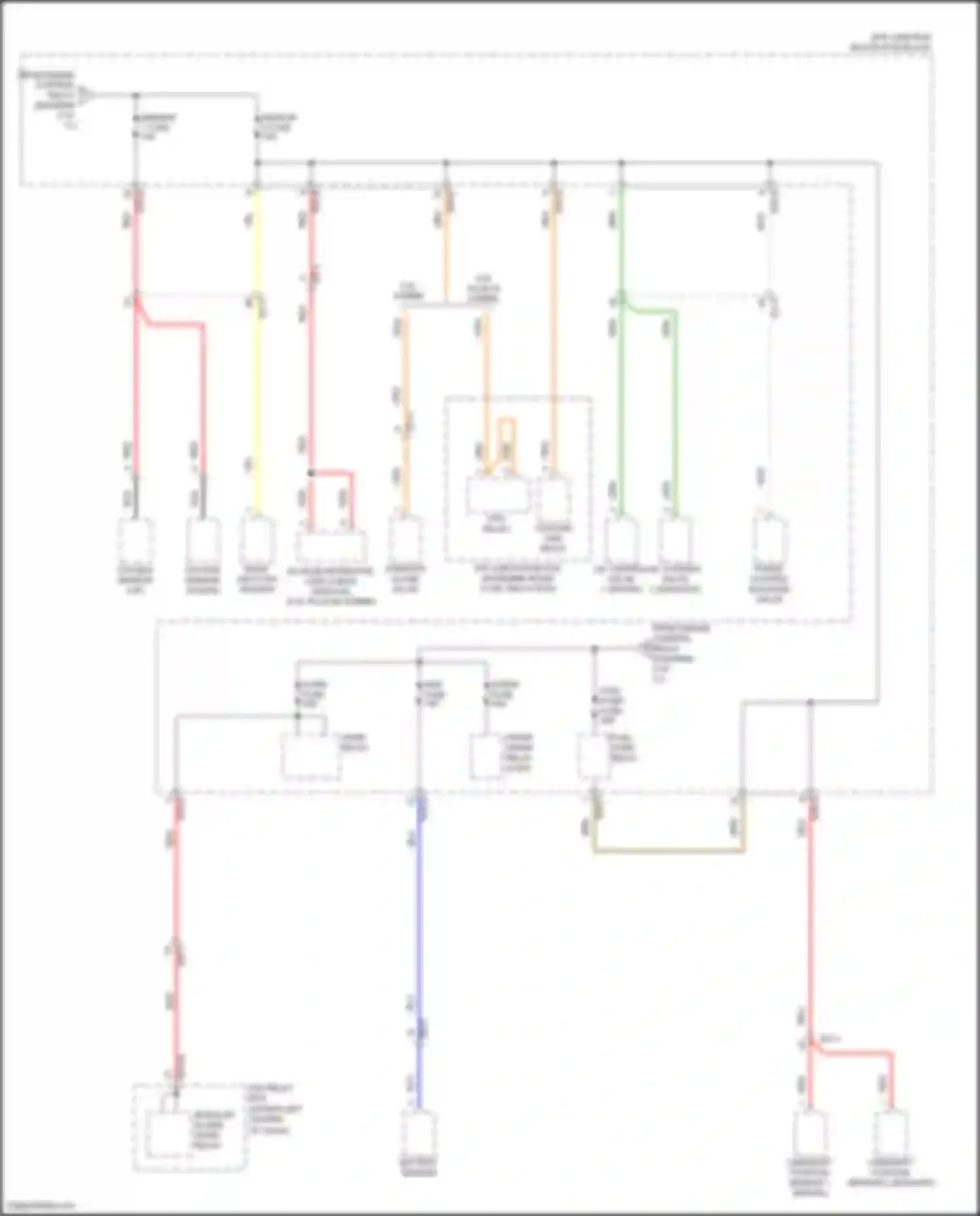 Wiring diagram ftiv relay for Hyundai Sonata VII (2014-2017) (1 of 2)