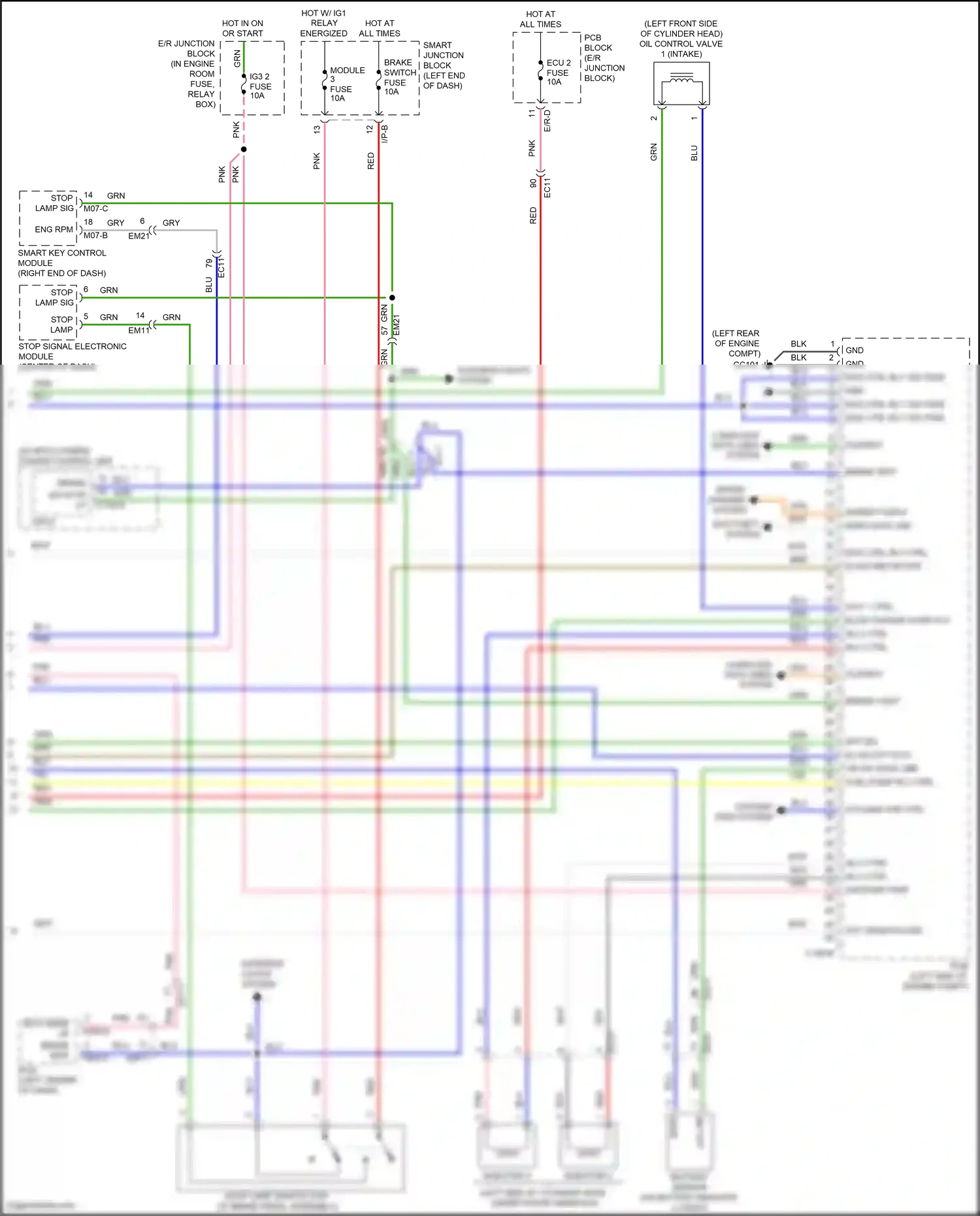 Wiring diagram grn for Hyundai Sonata VII (2014-2017) (266 of 284)
