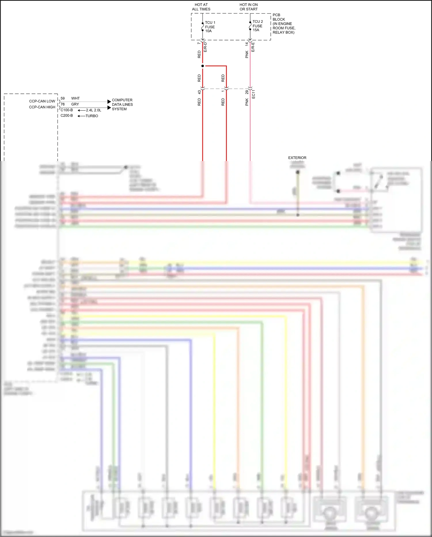 Wiring diagram grn for Hyundai Sonata VII (2014-2017) (220 of 284)