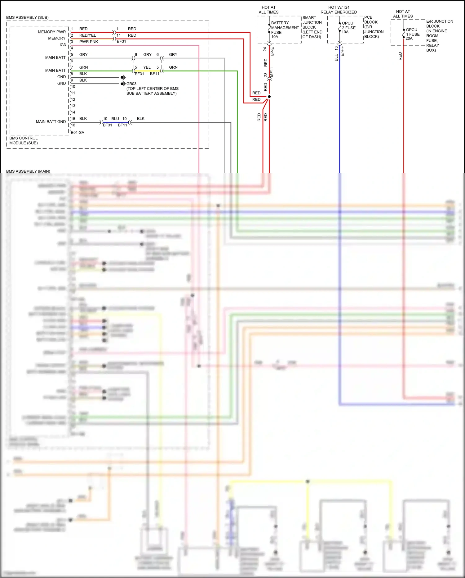 Wiring diagram grn for Hyundai Sonata VII (2014-2017) (262 of 284)