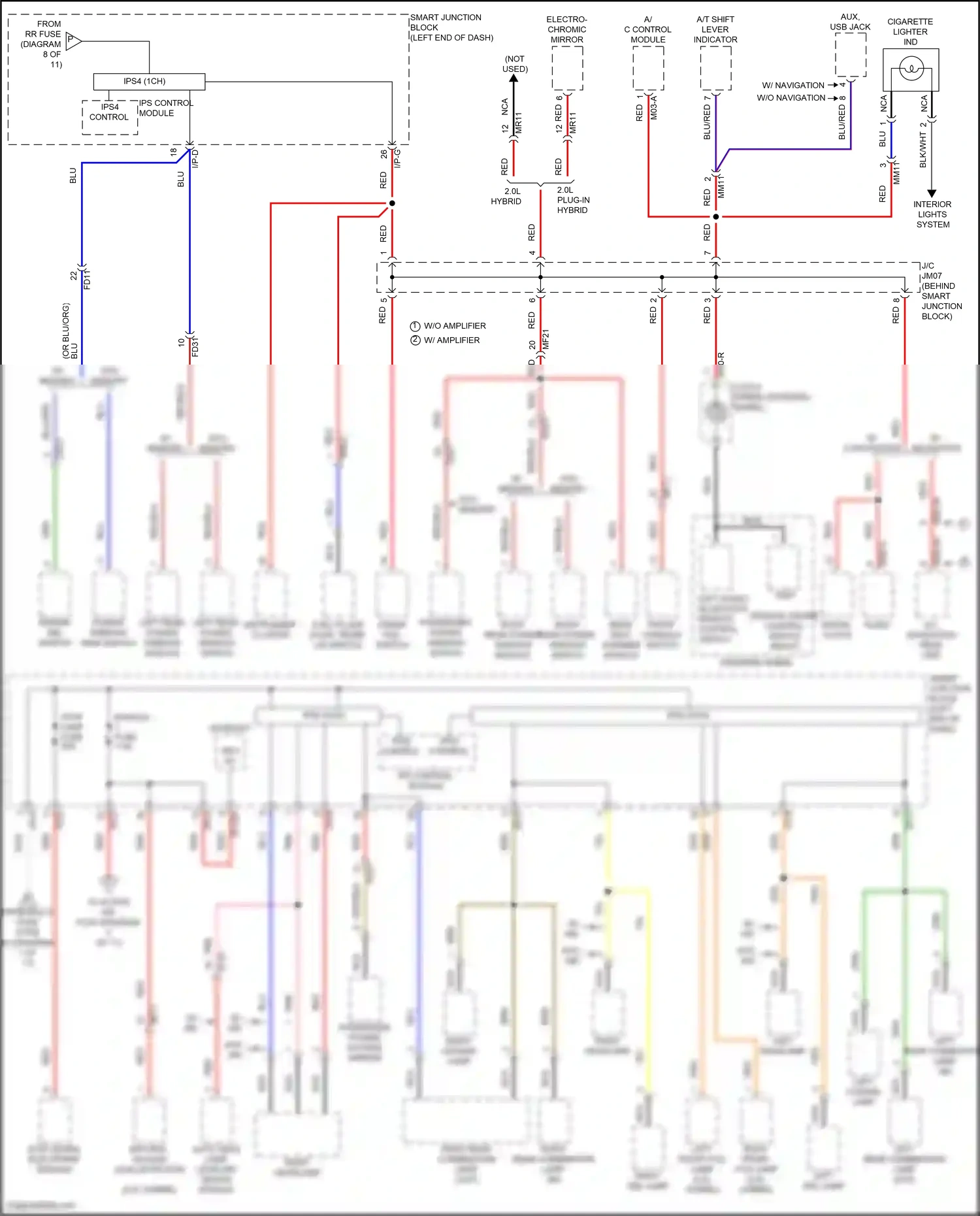 Wiring diagram grn for Hyundai Sonata VII (2014-2017) (188 of 284)
