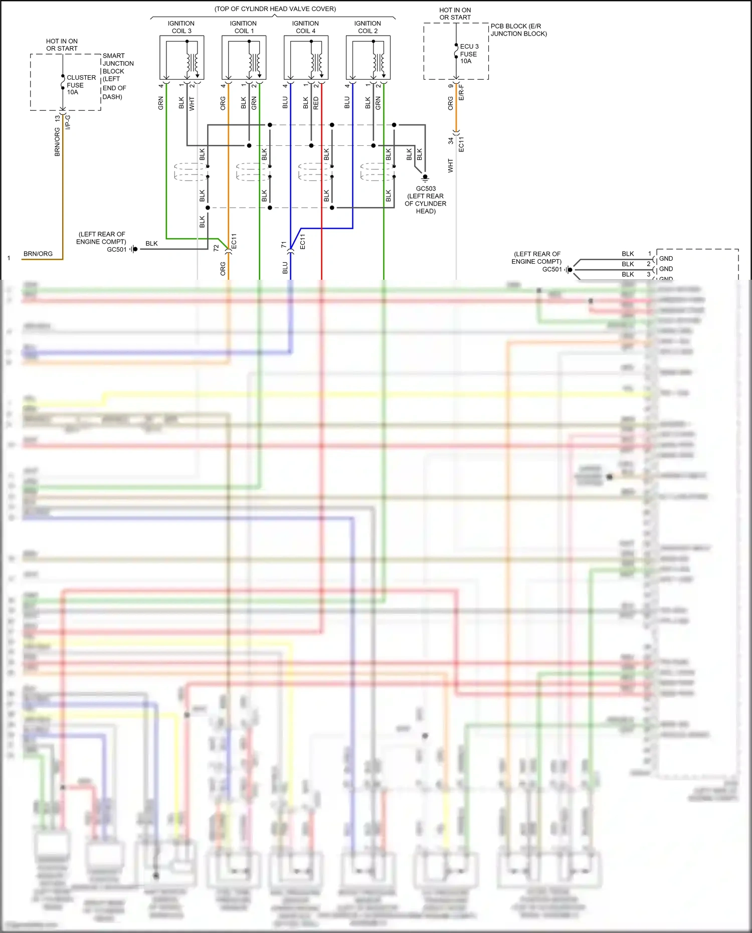 Wiring diagram grn for Hyundai Sonata VII (2014-2017) (238 of 284)