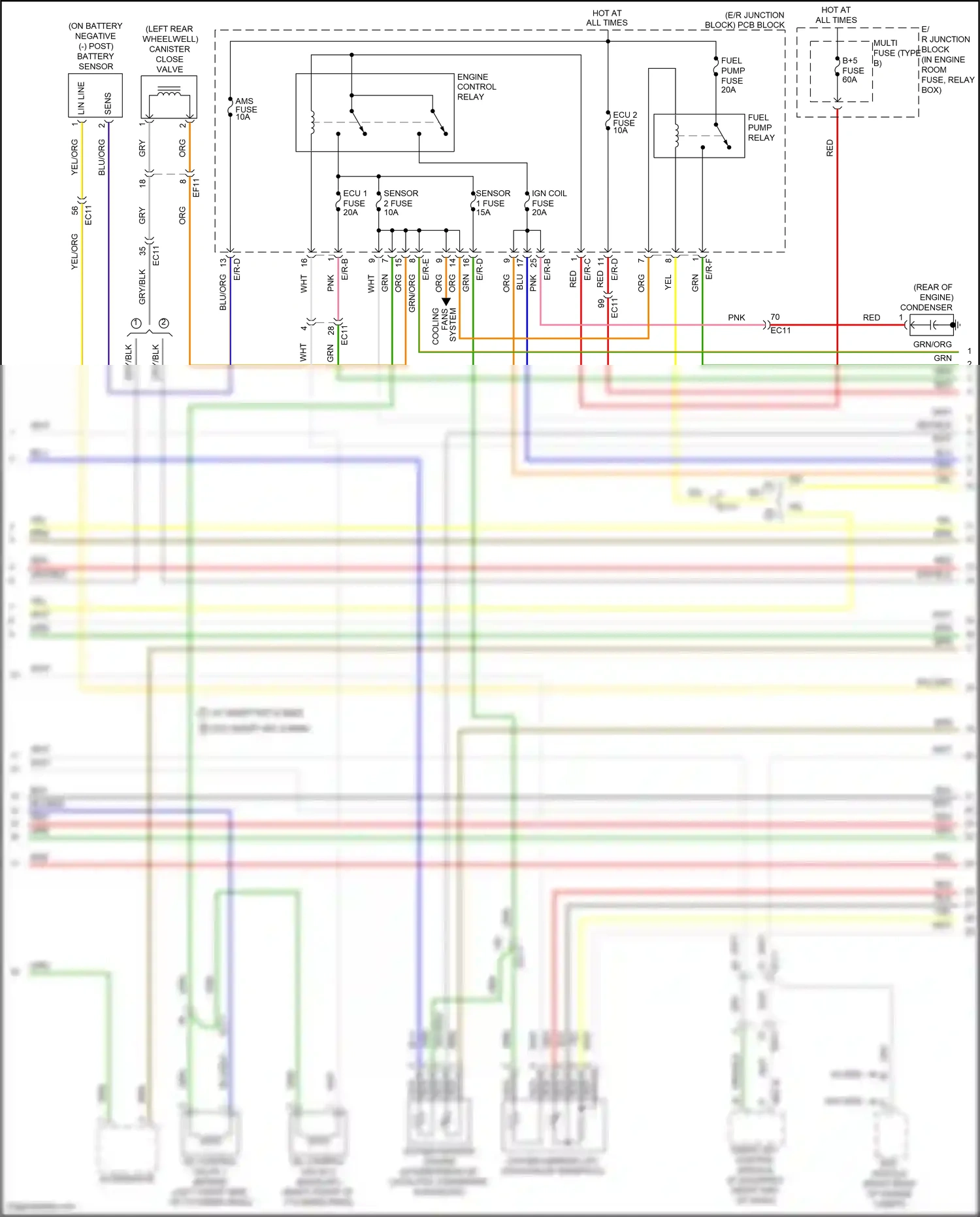 Wiring diagram grn for Hyundai Sonata VII (2014-2017) (236 of 284)