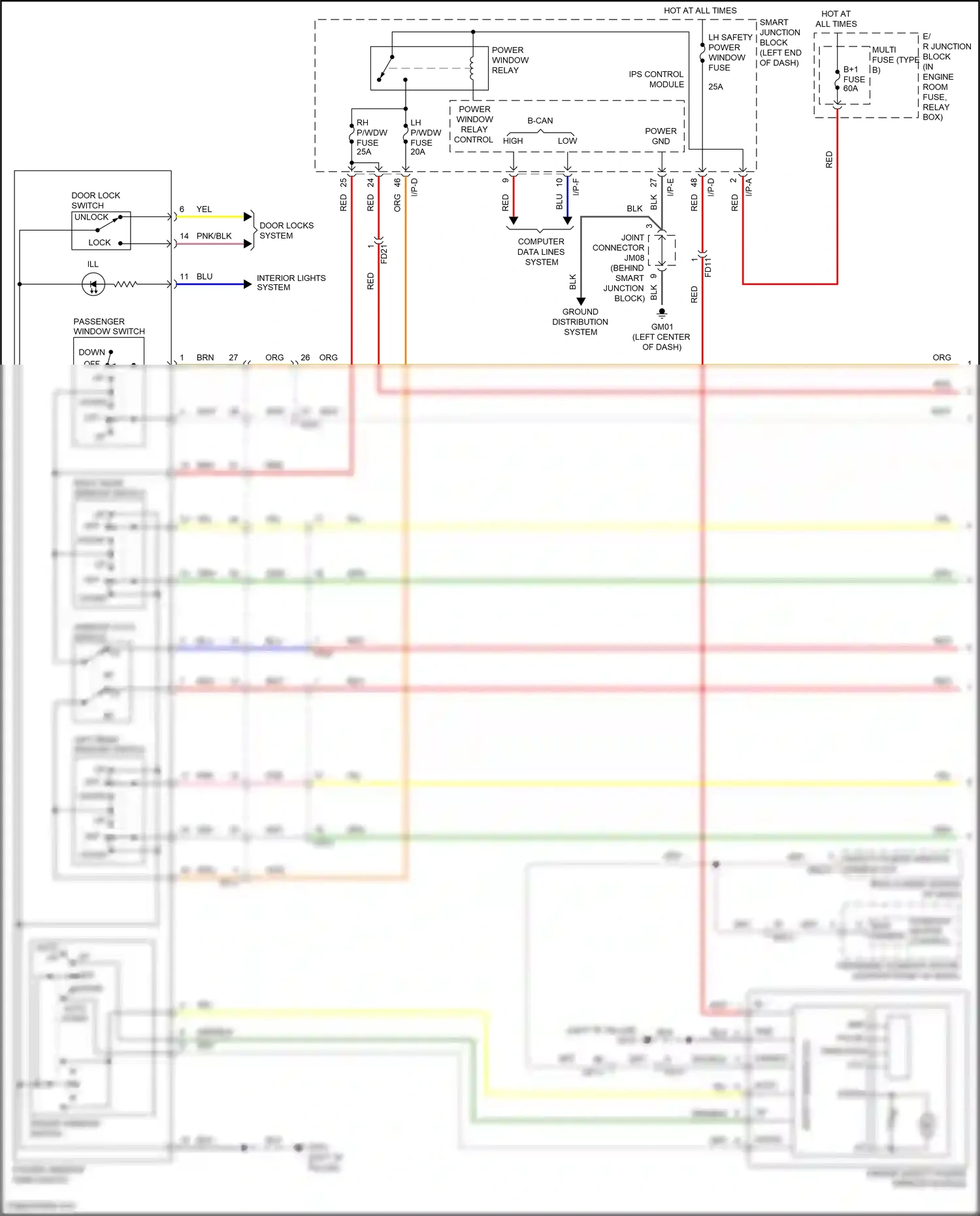 Wiring diagram grn for Hyundai Sonata VII (2014-2017) (68 of 284)