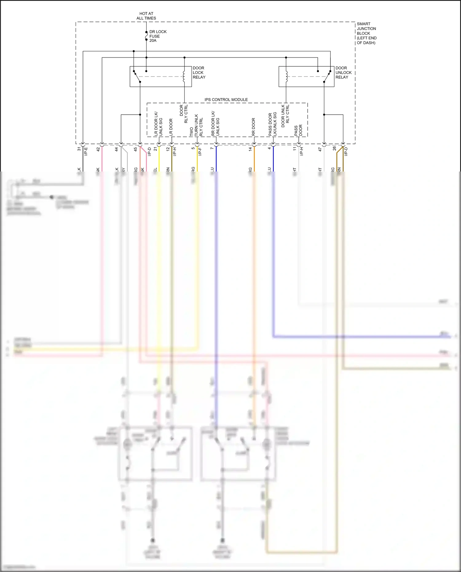 Wiring diagram gry for Hyundai Sonata VII (2014-2017) (23 of 230)