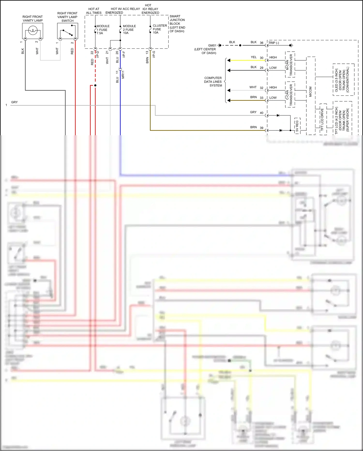 Wiring diagram gry for Hyundai Sonata VII (2014-2017) (102 of 230)