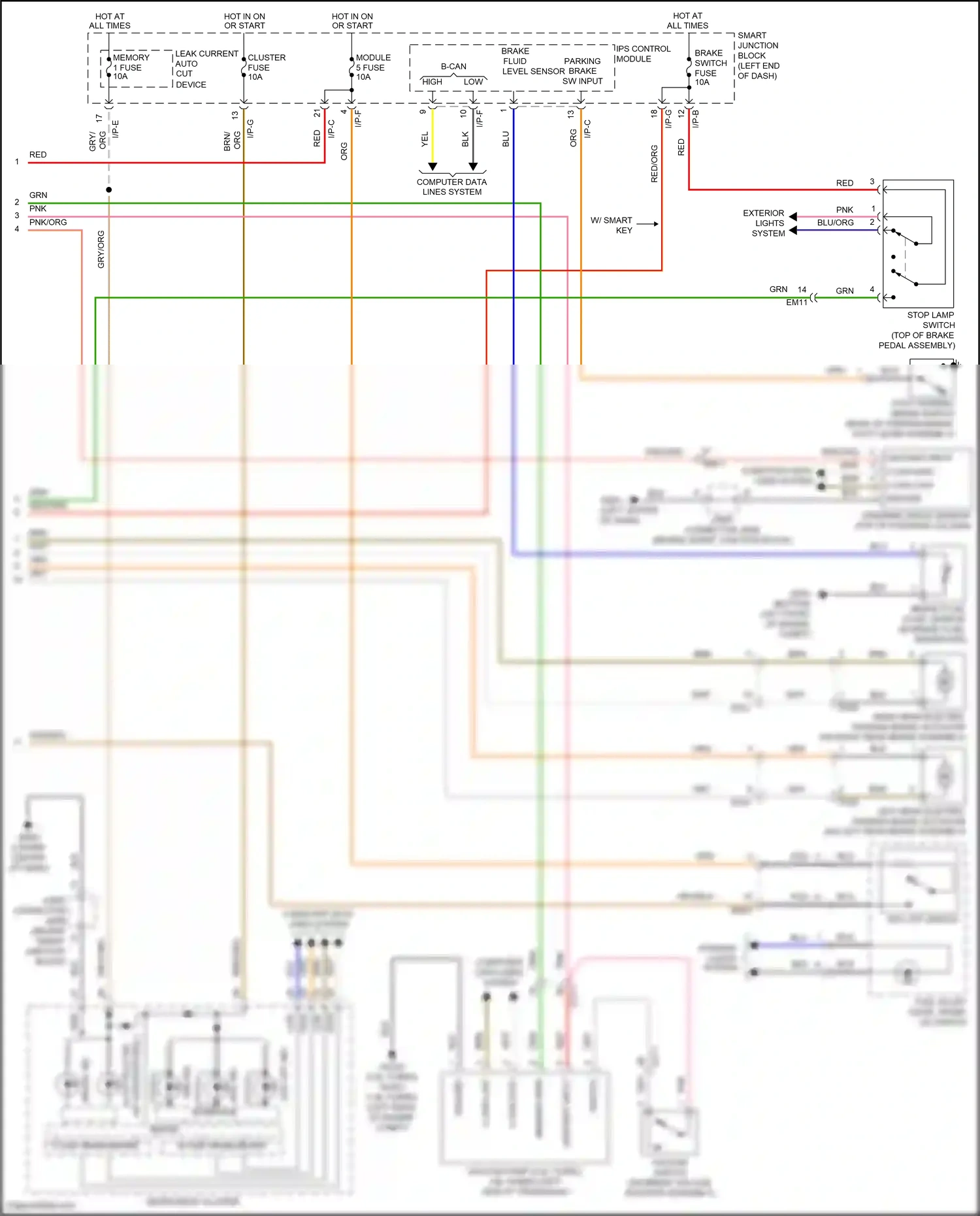 Wiring diagram gry for Hyundai Sonata VII (2014-2017) (94 of 230)