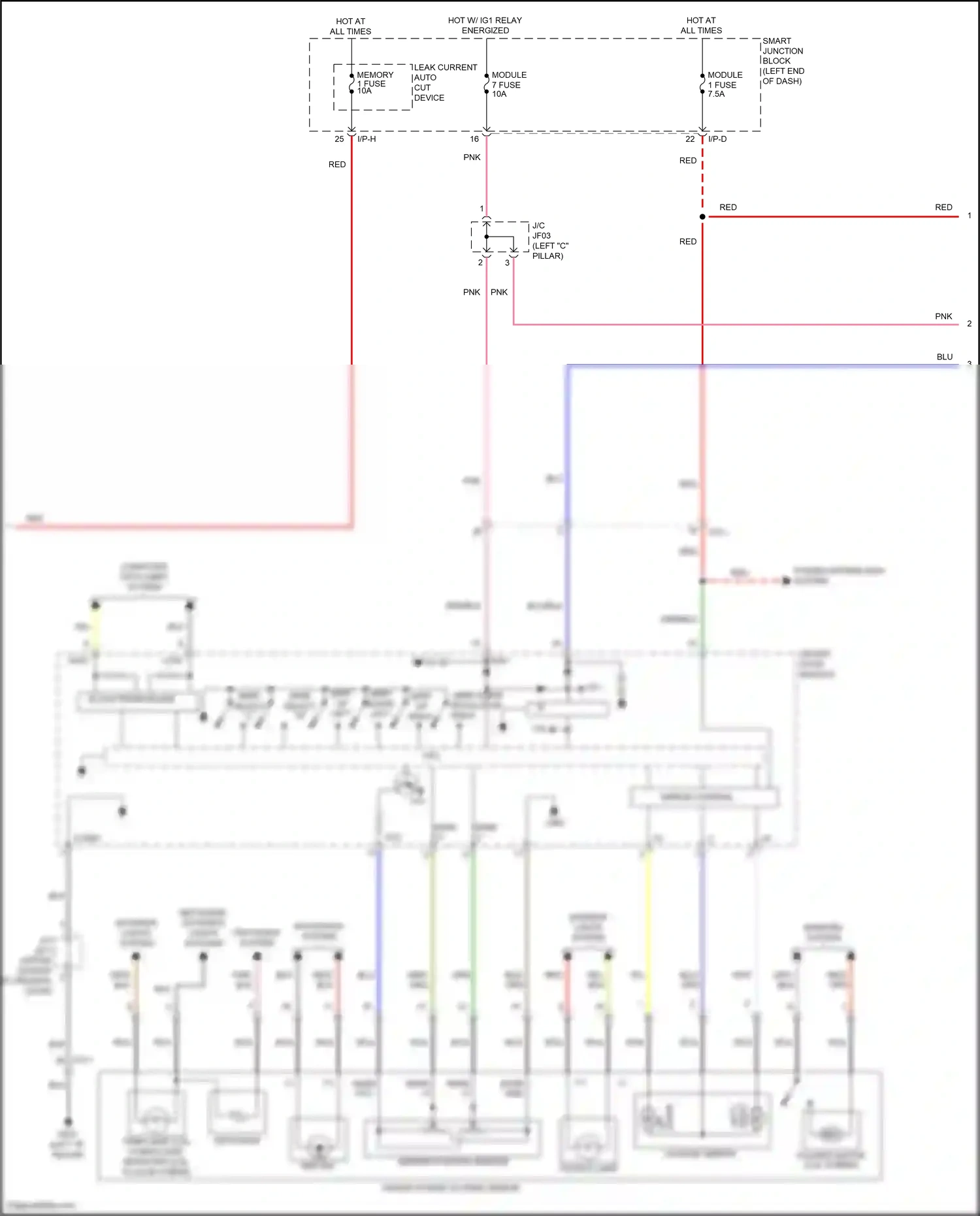 Wiring diagram gry for Hyundai Sonata VII (2014-2017) (108 of 230)