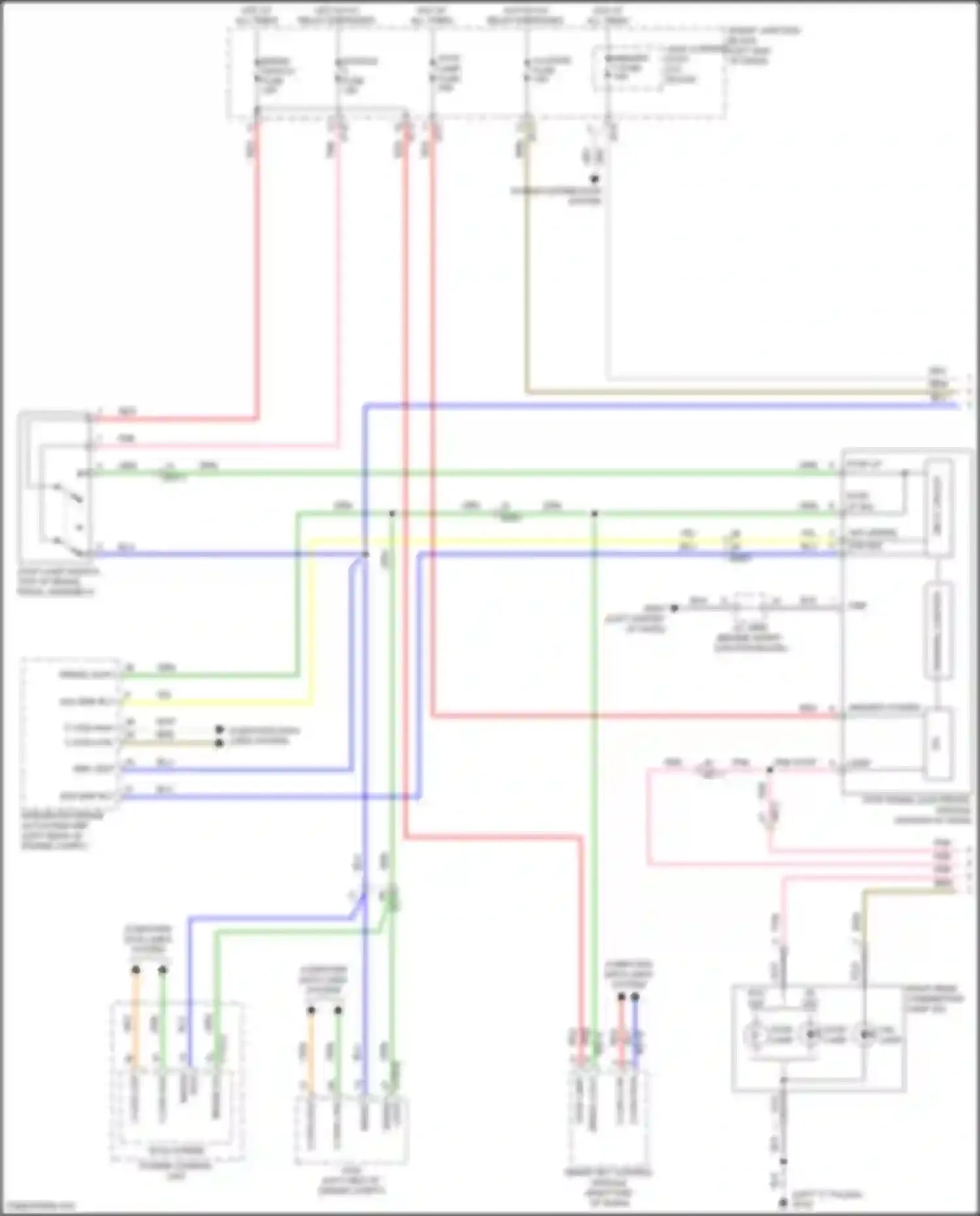 Wiring diagram hac signal for Hyundai Sonata VII (2014-2017) (2 of 2)
