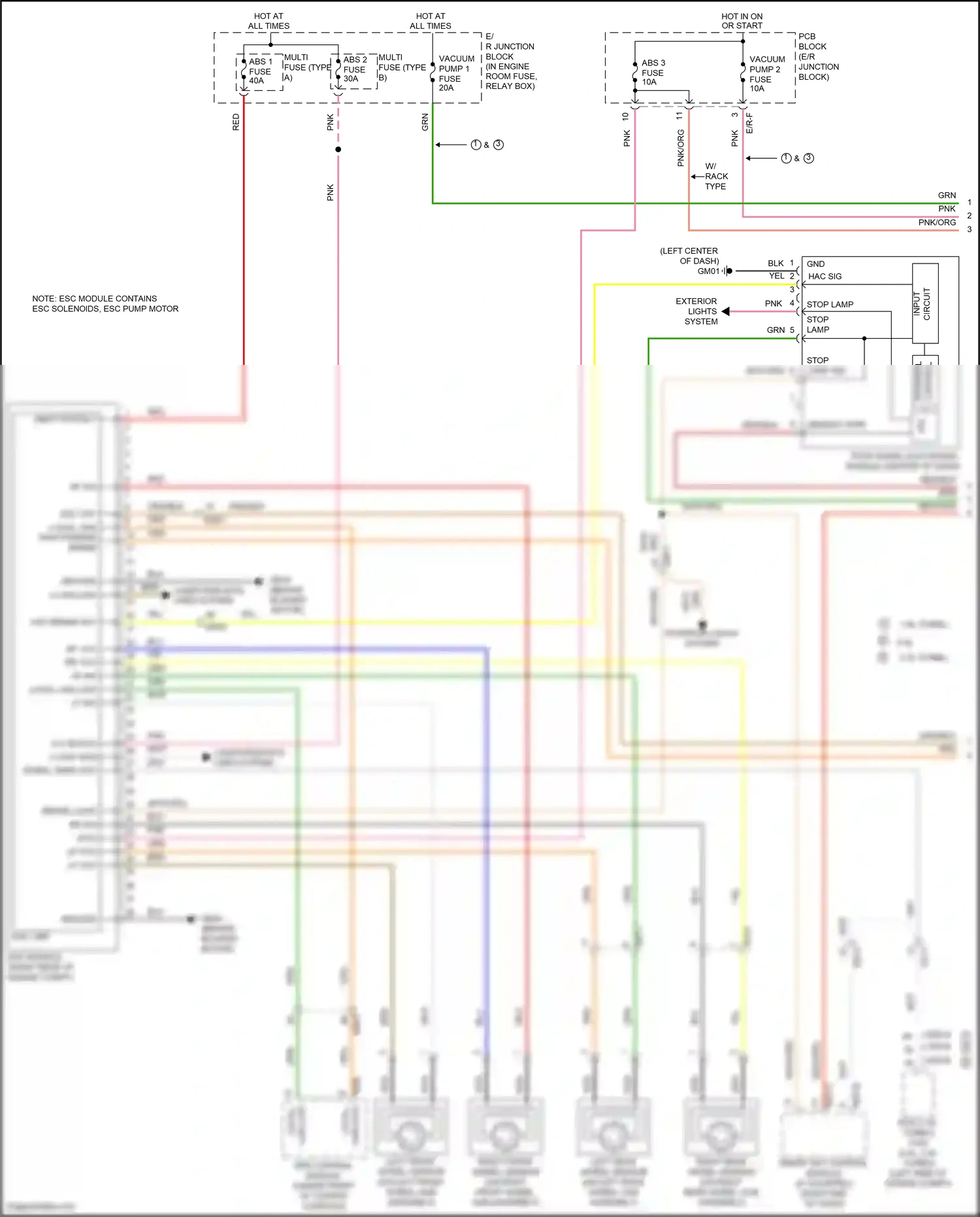 Hyundai Sonata VII (2014-2017) input wiring diagram  (1 of 17)