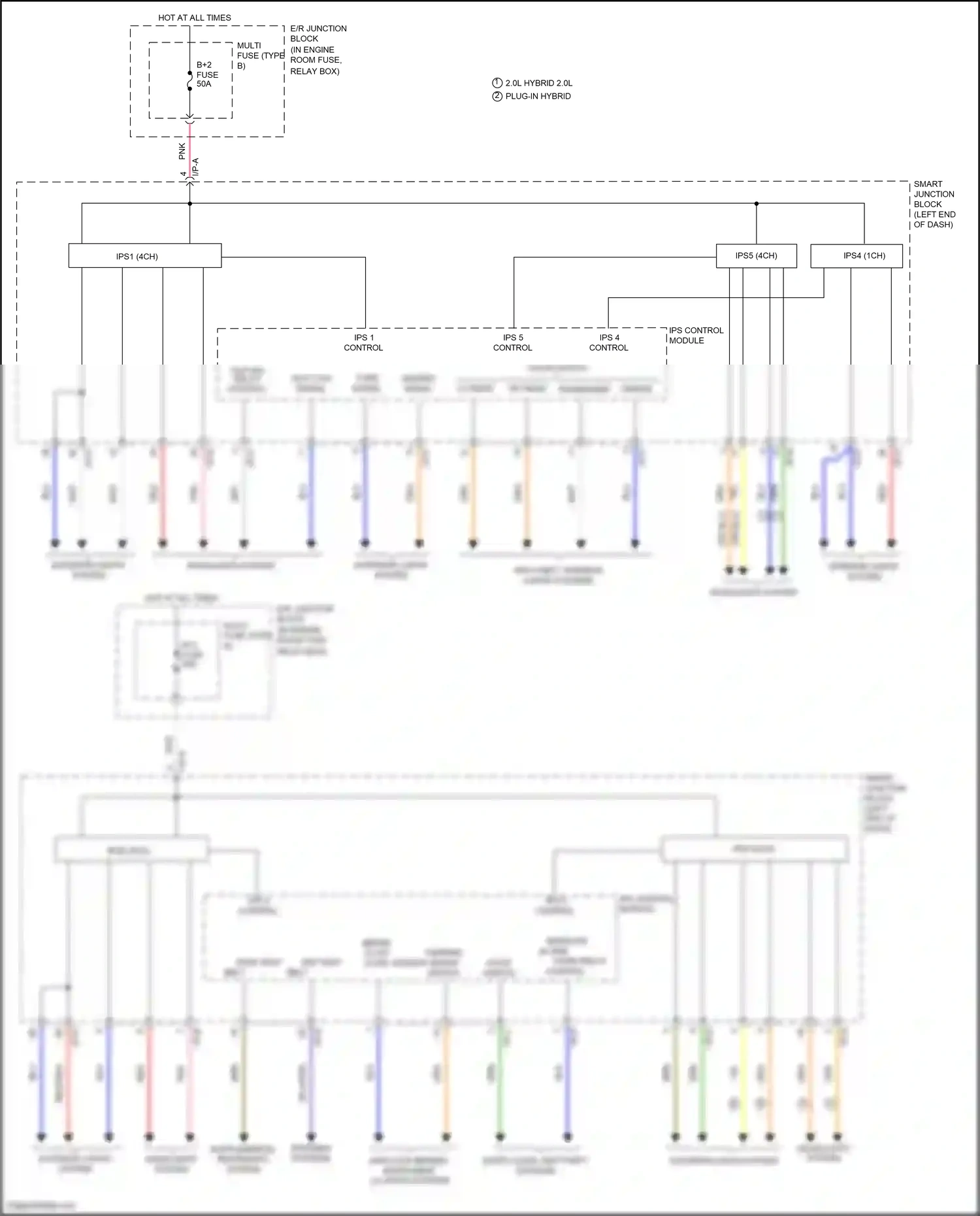 Hyundai Sonata VII (2014-2017) ips control module wiring diagram  (23 of 83)