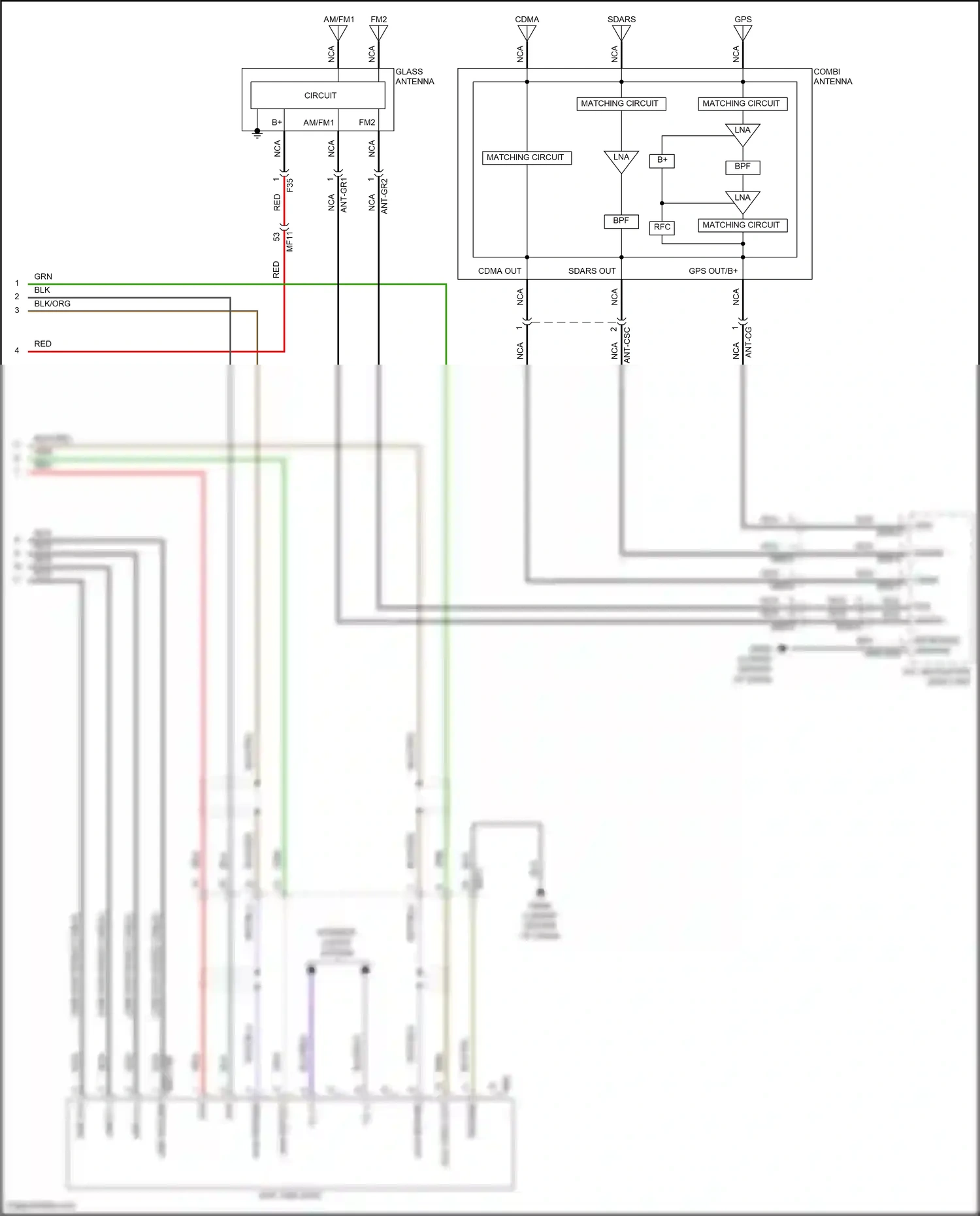 Wiring diagram keyboard ground for Hyundai Sonata VII (2014-2017) (5 of 10)