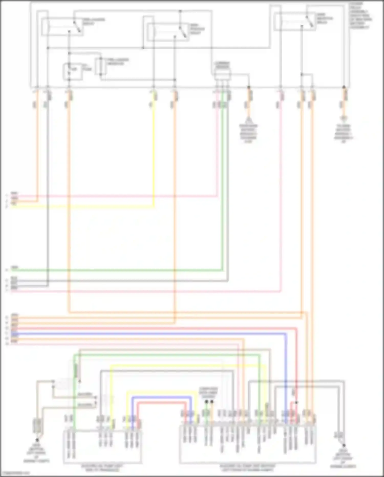 Wiring diagram main negative relay for Hyundai Sonata VII (2014-2017) (1 of 2)