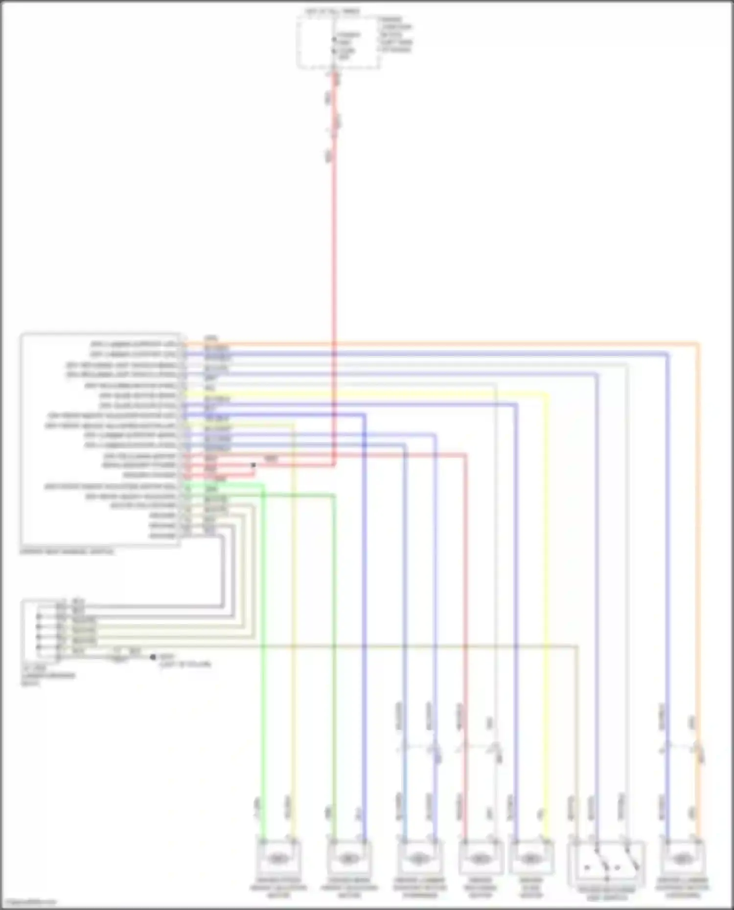 Wiring diagram memory power for Hyundai Sonata VII (2014-2017) (21 of 59)