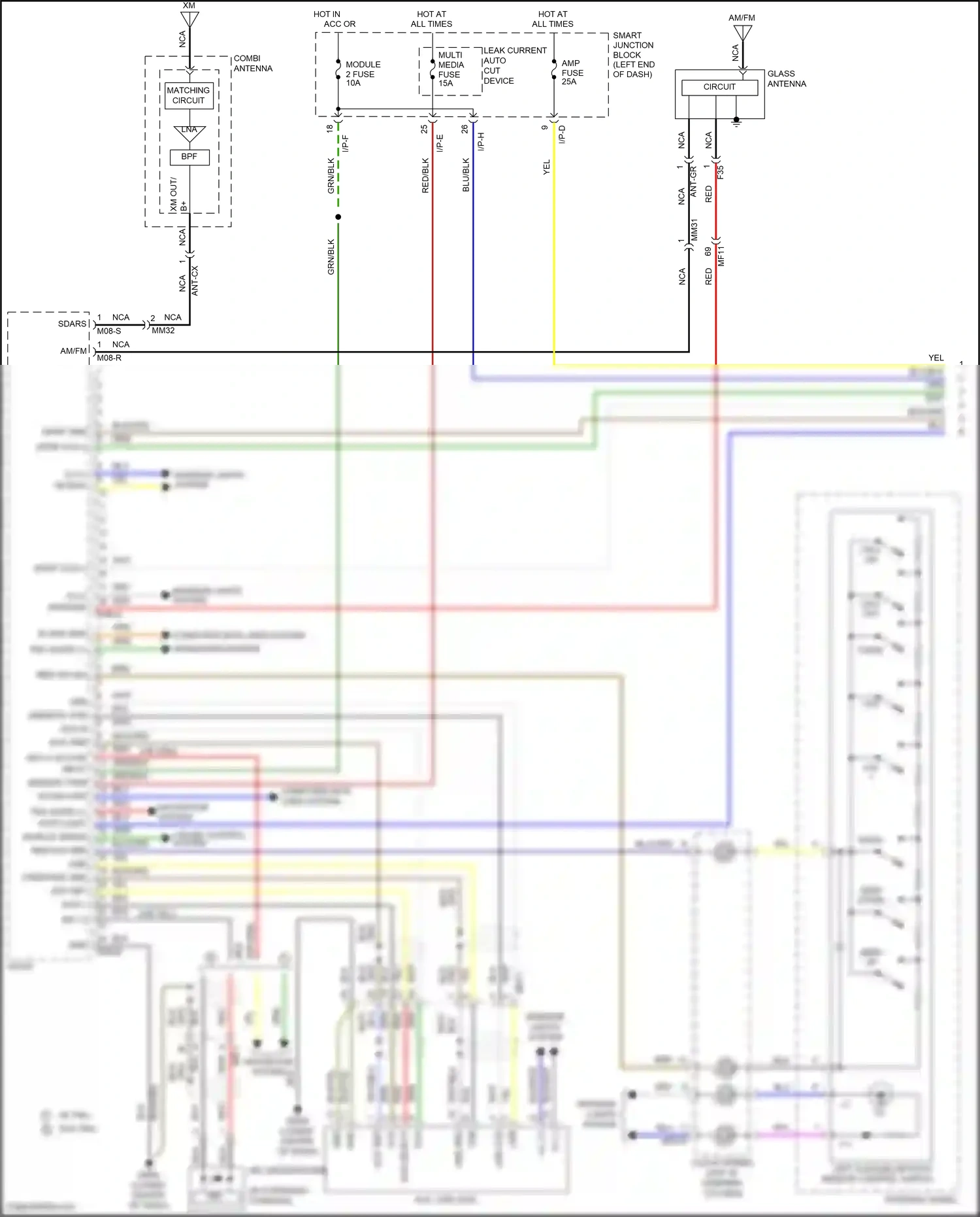 Wiring diagram nca for Hyundai Sonata VII (2014-2017) (66 of 222)
