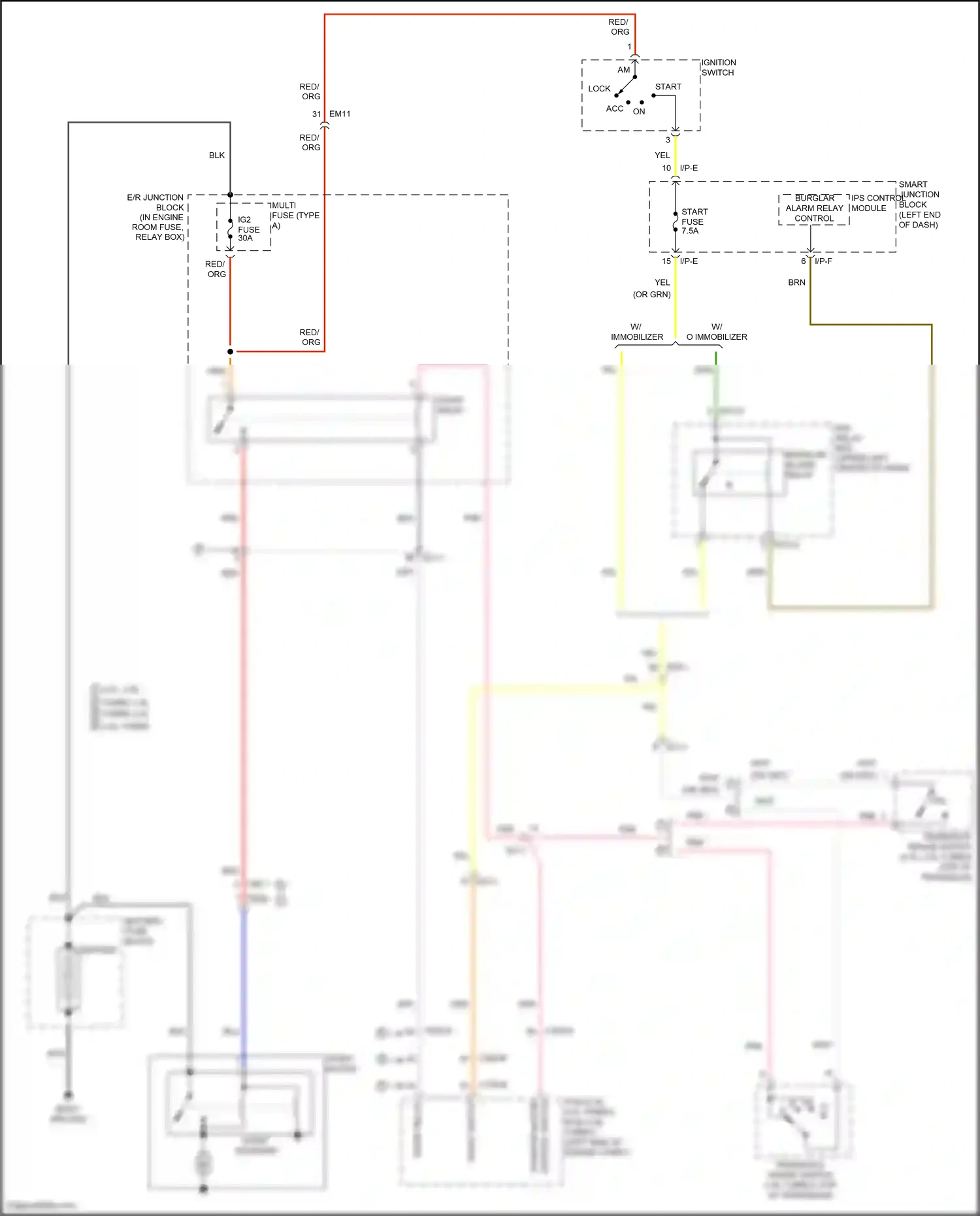 Wiring diagram nca for Hyundai Sonata VII (2014-2017) (129 of 222)