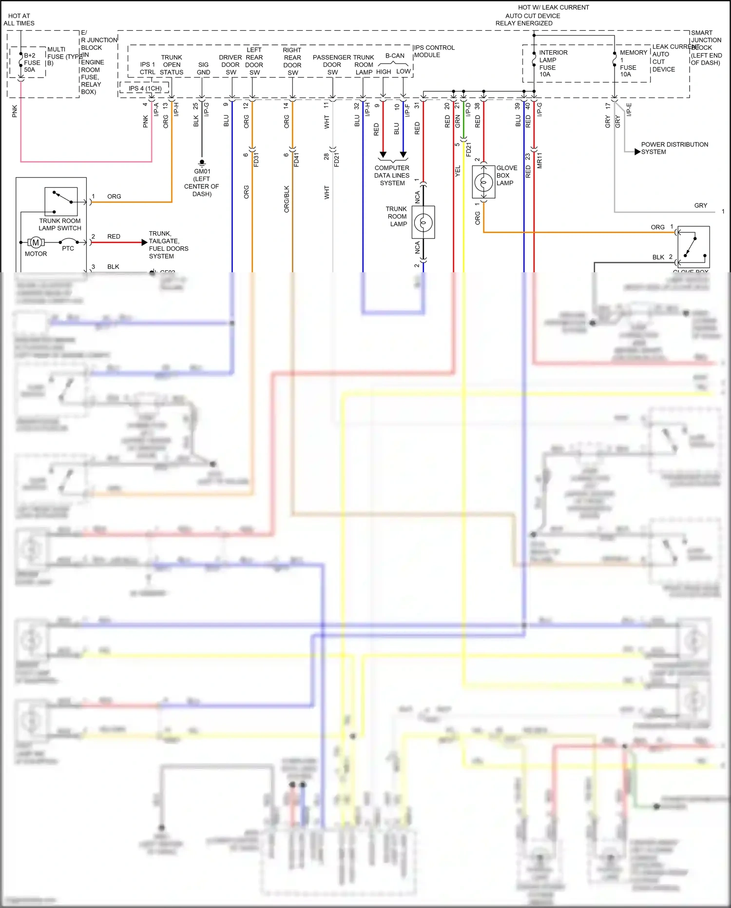 Wiring diagram nca for Hyundai Sonata VII (2014-2017) (102 of 222)