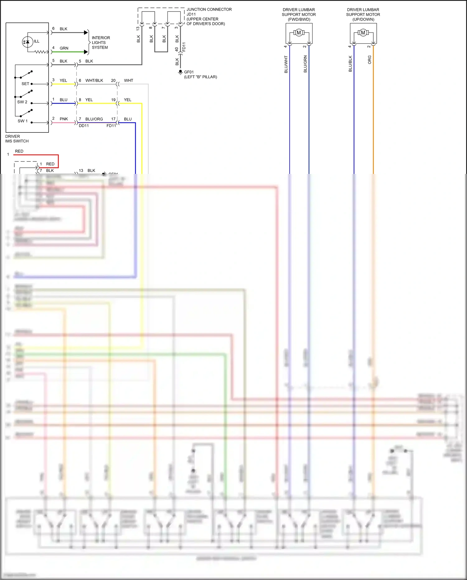 Wiring diagram org/blu for Hyundai Sonata VII (2014-2017) (2 of 7)