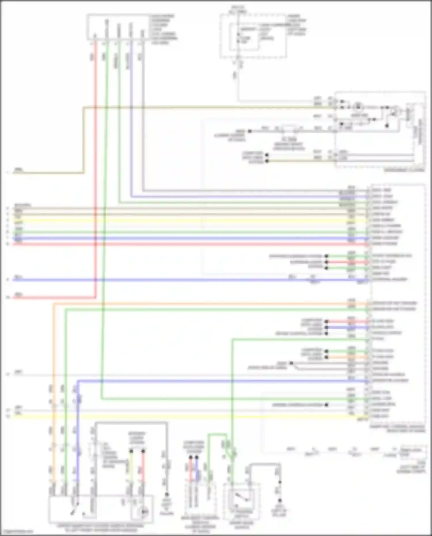 Wiring diagram p position switch for Hyundai Sonata VII (2014-2017) (1 of 4)