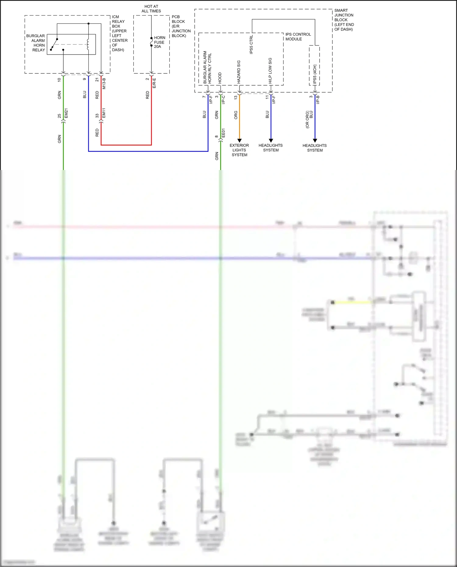 Wiring diagram pnk for Hyundai Sonata VII (2014-2017) (11 of 258)
