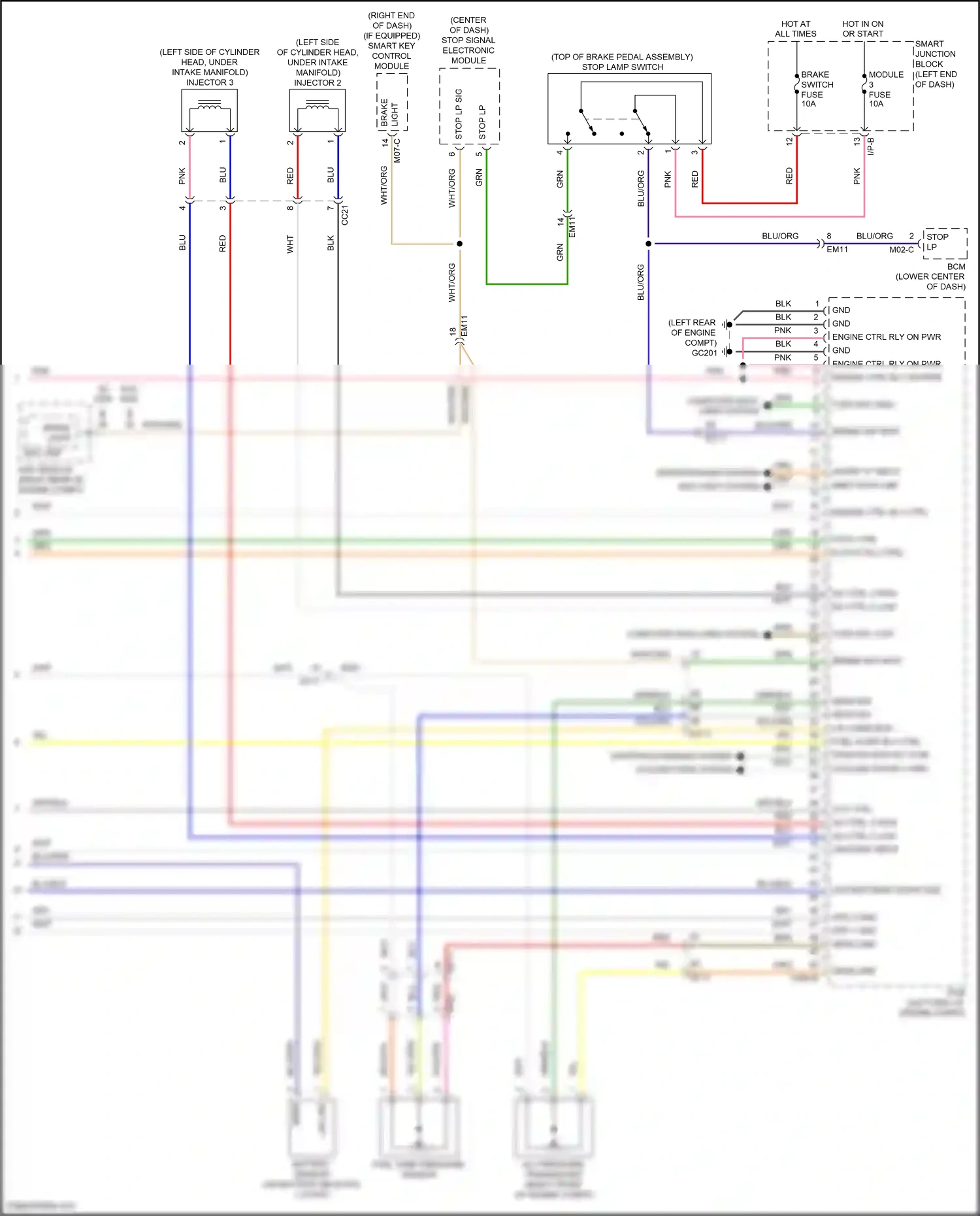 Wiring diagram pnk for Hyundai Sonata VII (2014-2017) (244 of 258)