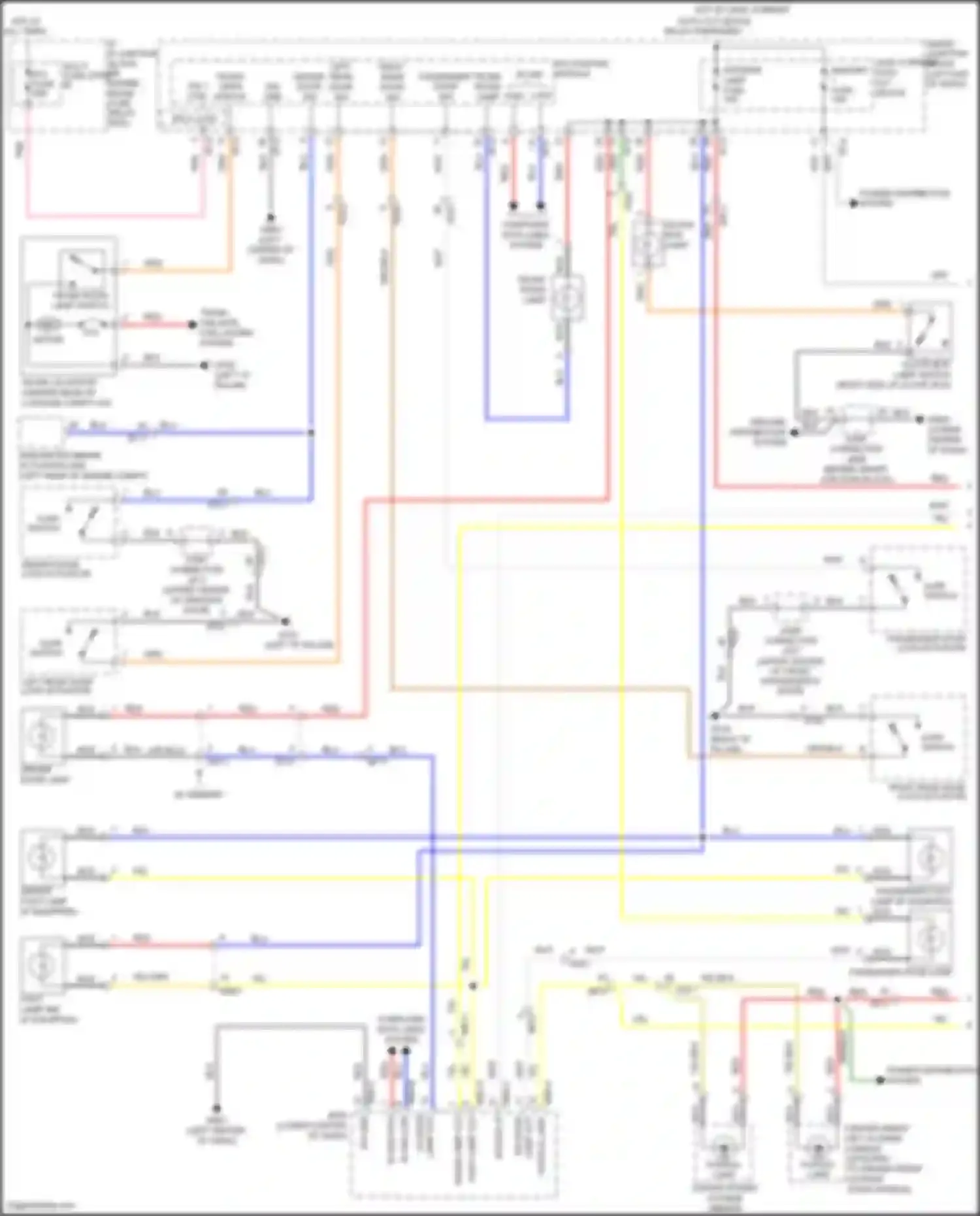 Wiring diagram power distribution system for Hyundai Sonata VII (2014-2017) (13 of 21)