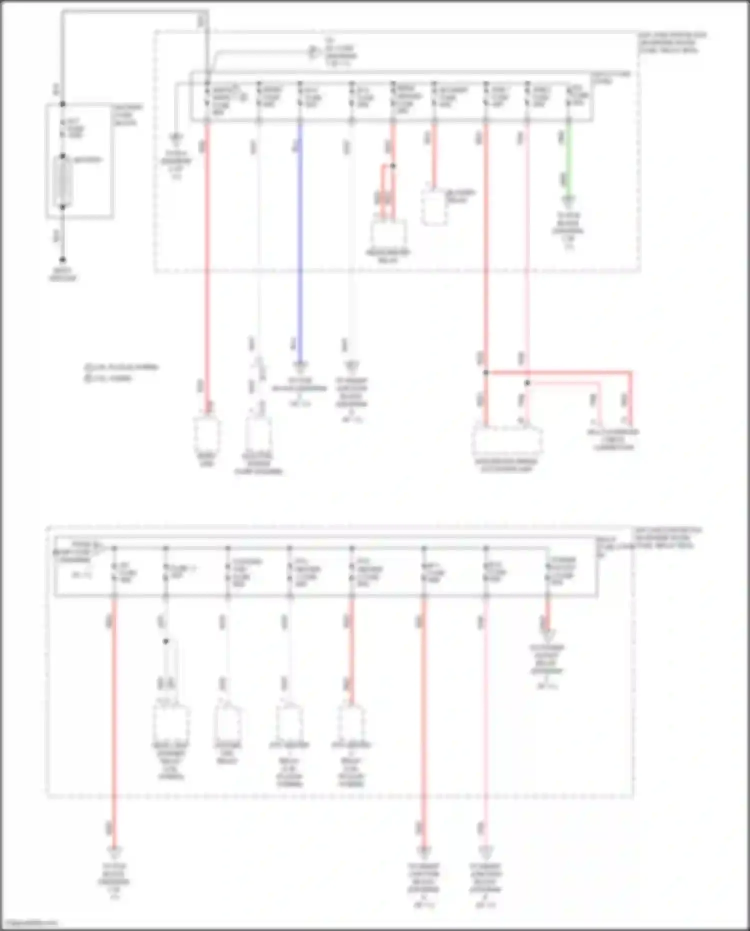 Wiring diagram ptc heater 2 relay for Hyundai Sonata VII (2014-2017) (3 of 4)