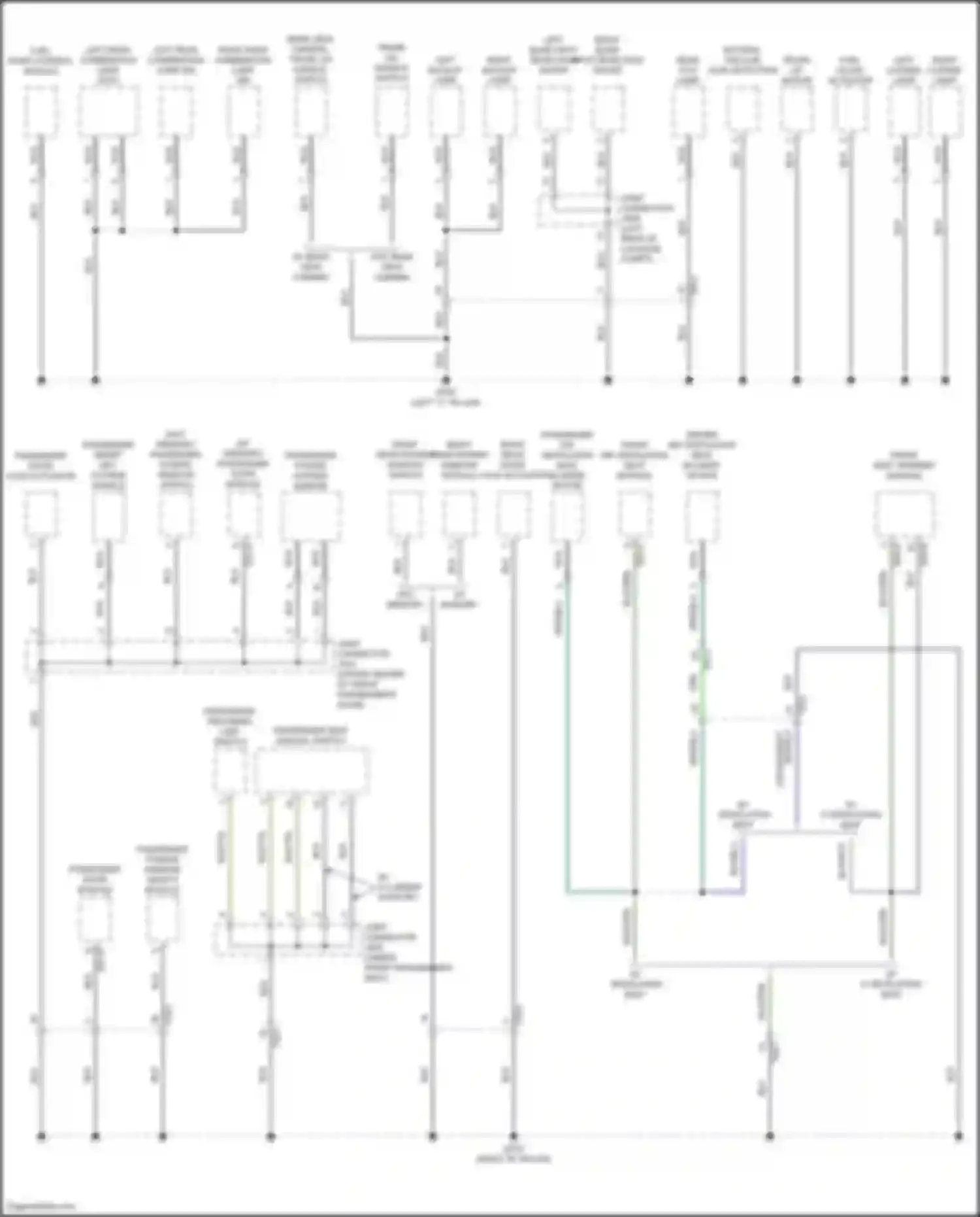 Wiring diagram rear fog lamp for Hyundai Sonata VII (2014-2017) (1 of 3)