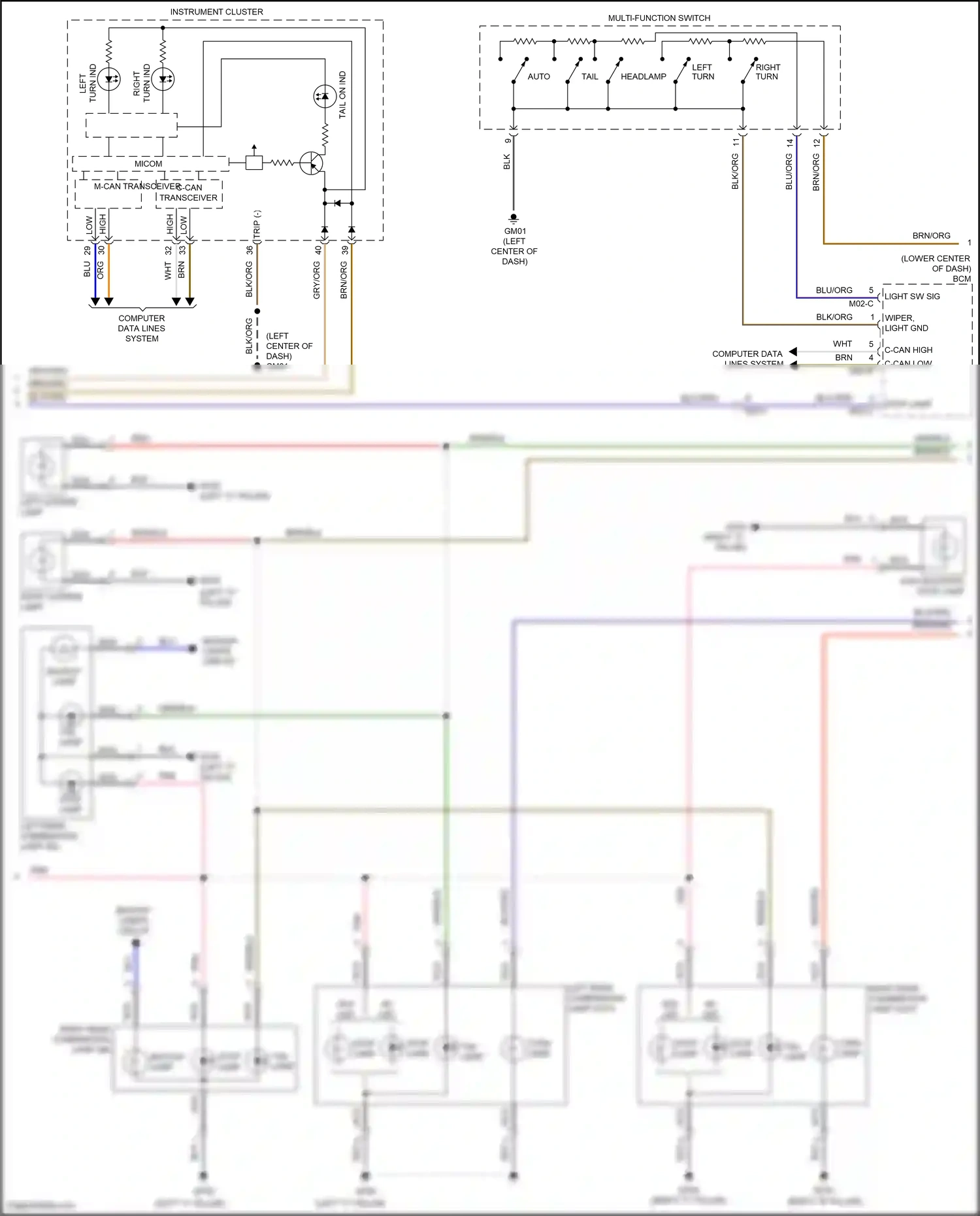 Wiring diagram red for Hyundai Sonata VII (2014-2017) (147 of 310)