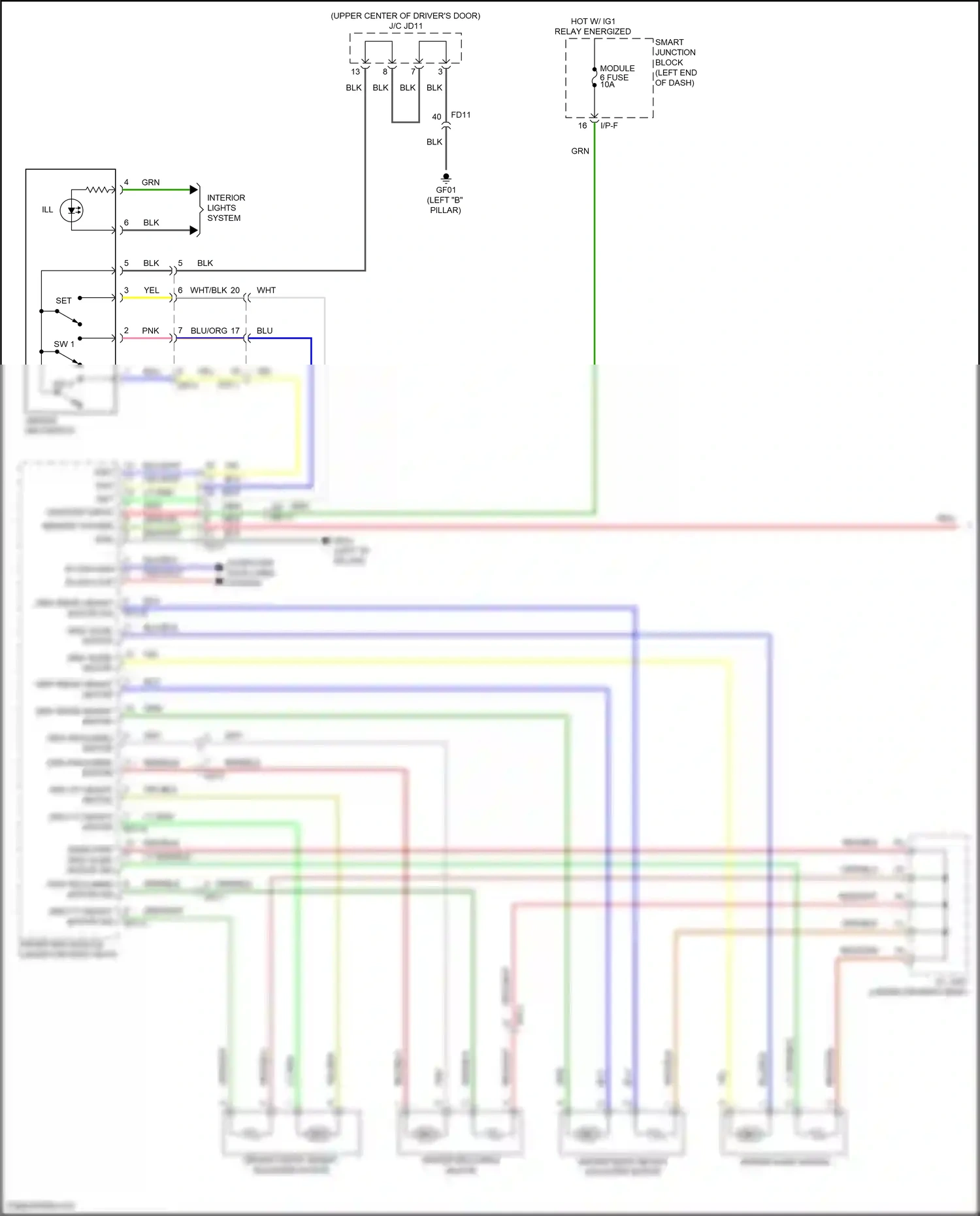 Wiring diagram red for Hyundai Sonata VII (2014-2017) (158 of 310)