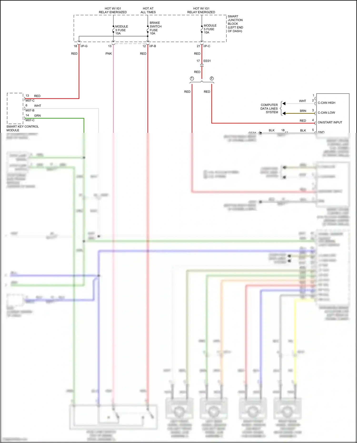 Wiring diagram relay energized for Hyundai Sonata VII (2014-2017) (13 of 66)