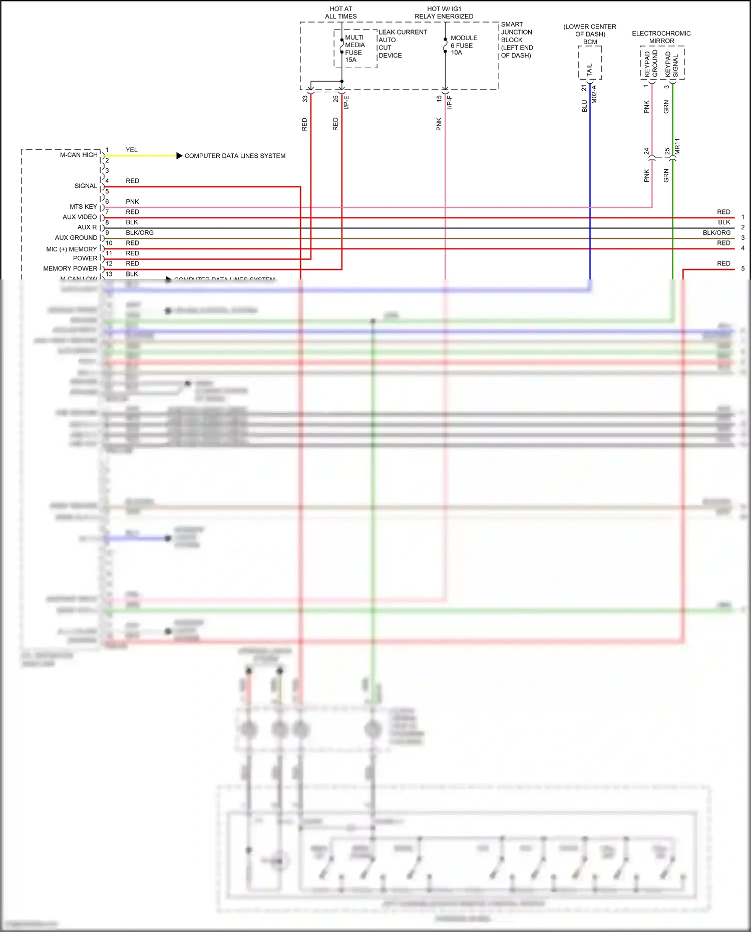 Wiring diagram relay energized for Hyundai Sonata VII (2014-2017) (6 of 66)