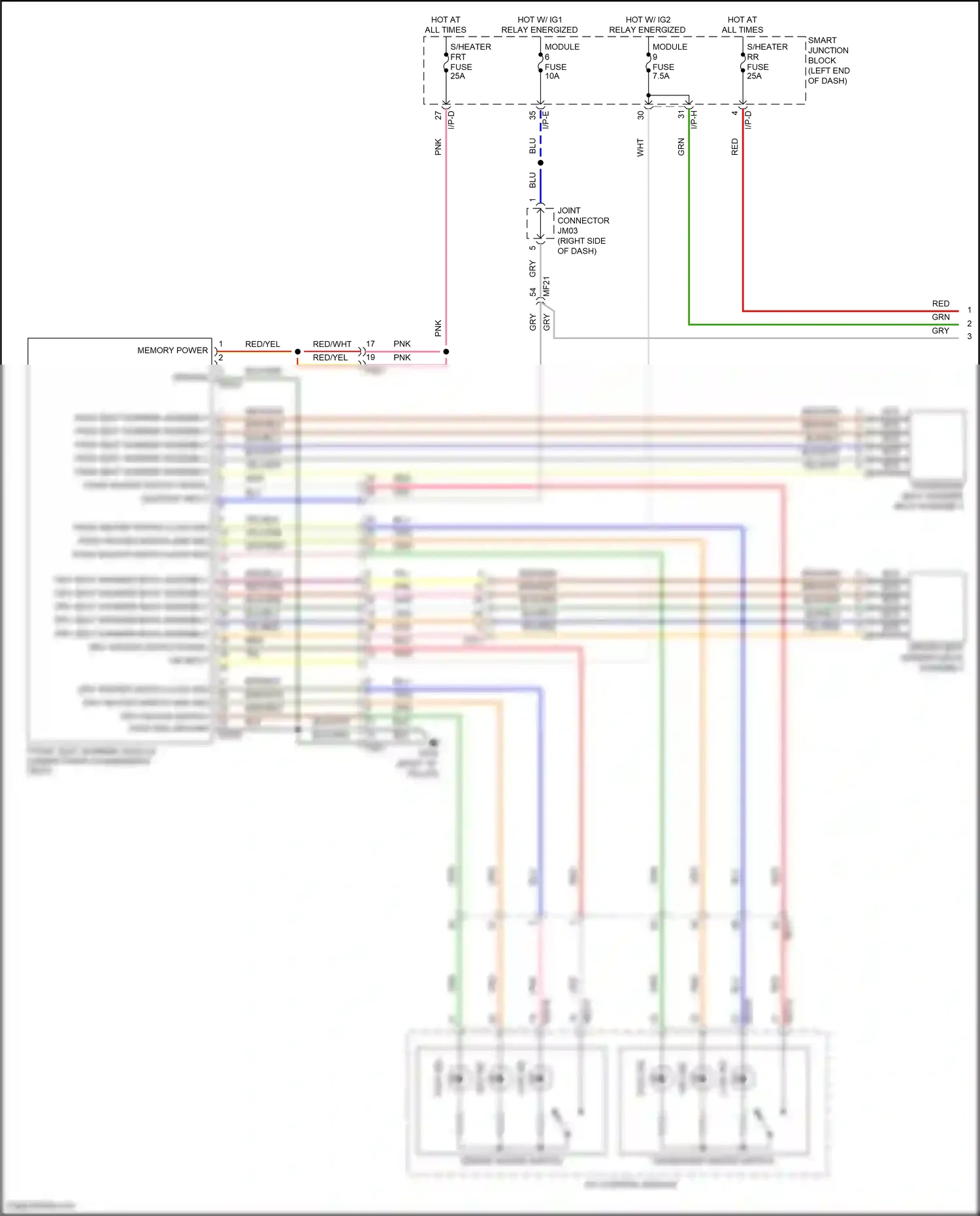 Wiring diagram relay energized for Hyundai Sonata VII (2014-2017) (28 of 66)