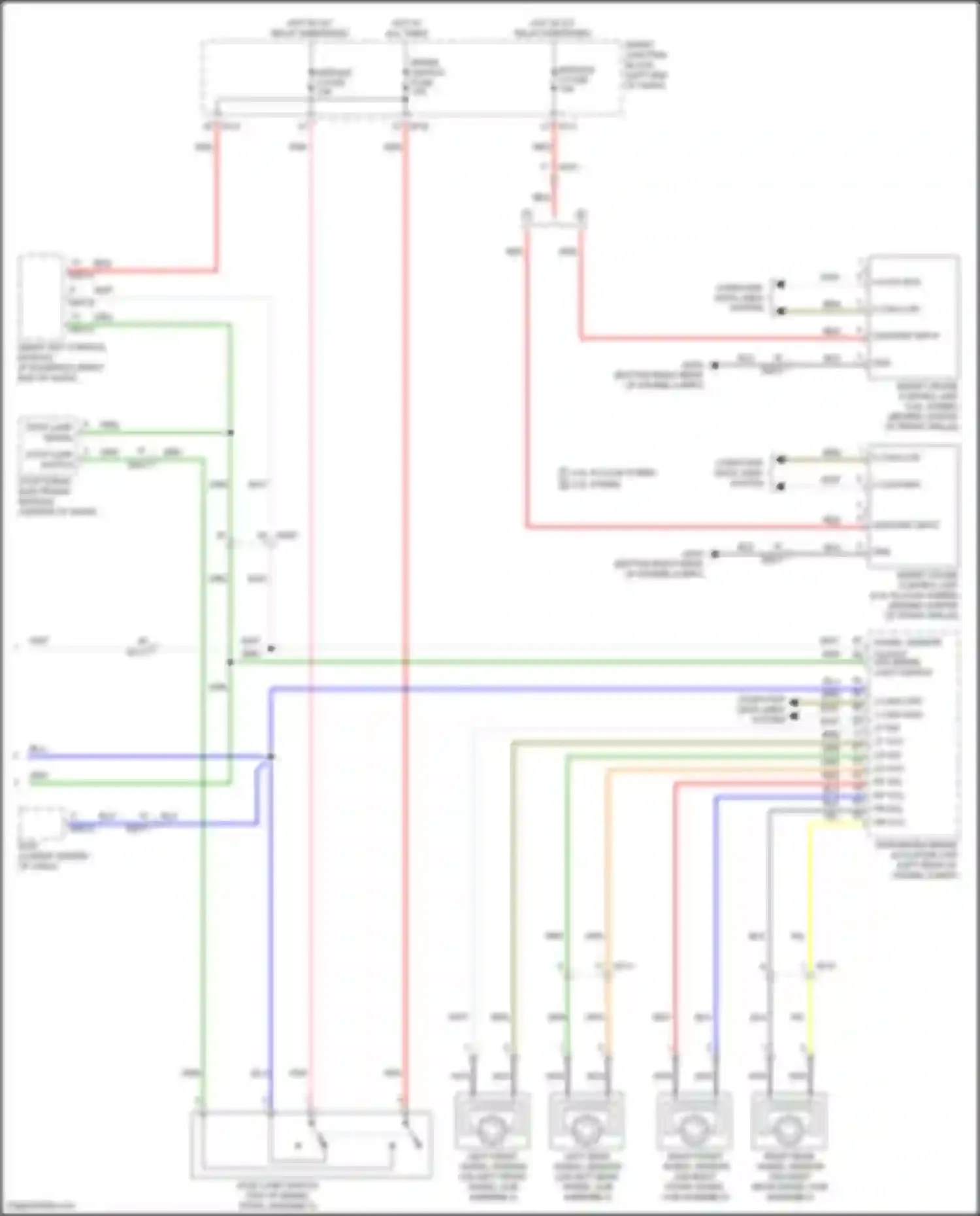 Wiring diagram rf sig for Hyundai Sonata VII (2014-2017) (5 of 5)