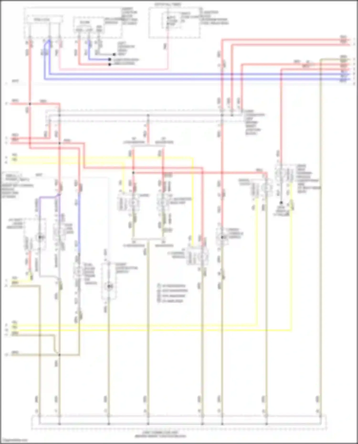 Wiring diagram right end of dash) for Hyundai Sonata VII (2014-2017) (19 of 46)