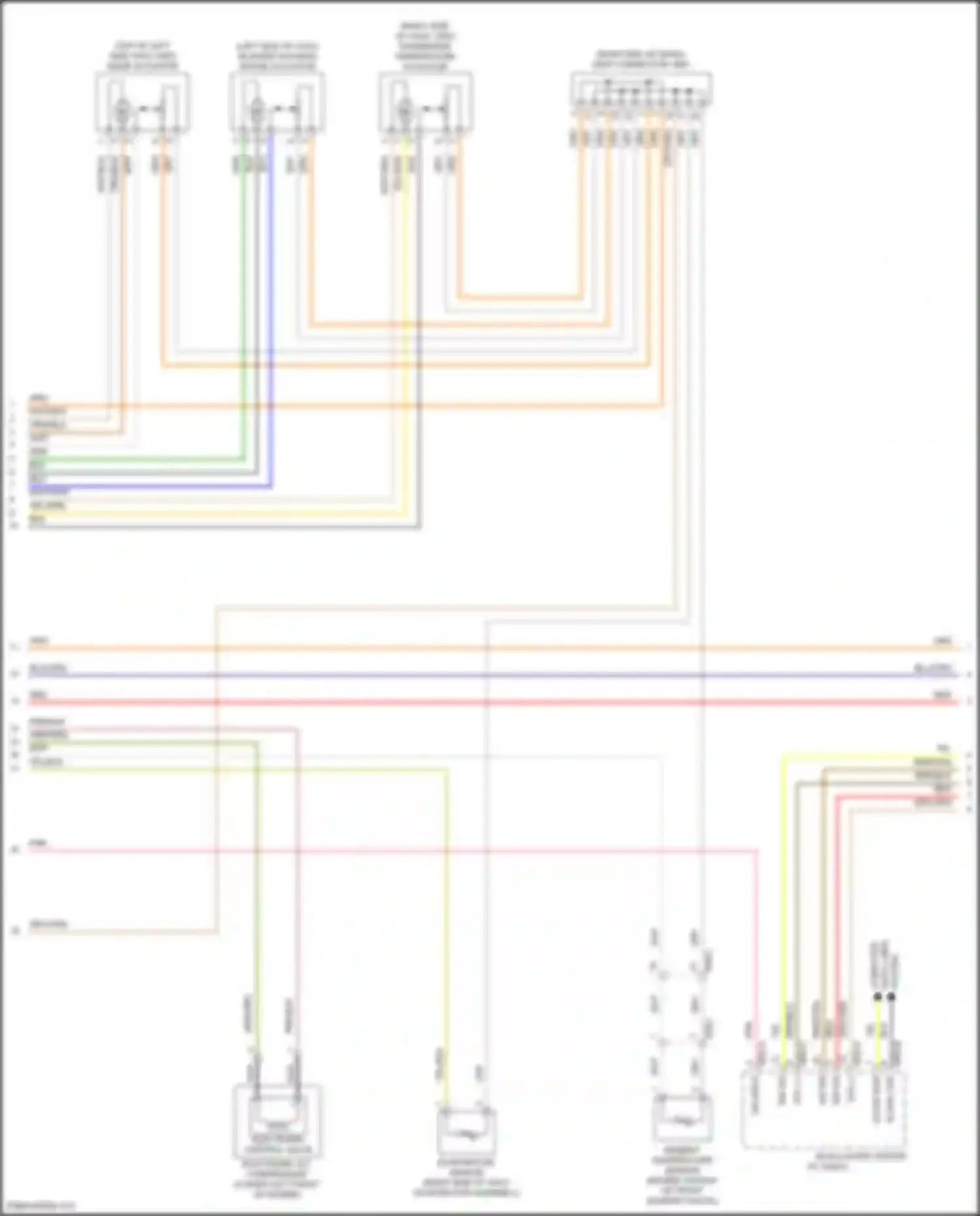 Wiring diagram right end of dash) for Hyundai Sonata VII (2014-2017) (35 of 46)