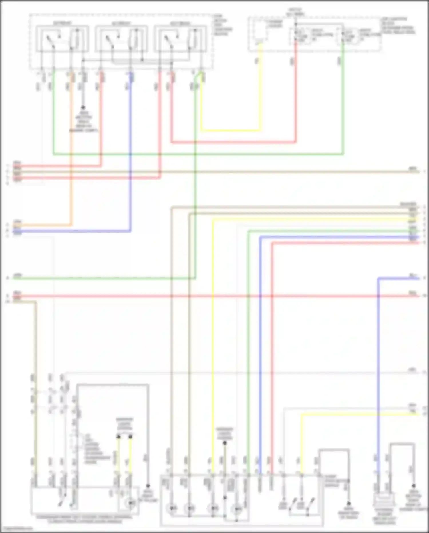 Wiring diagram right end of dash) for Hyundai Sonata VII (2014-2017) (8 of 46)