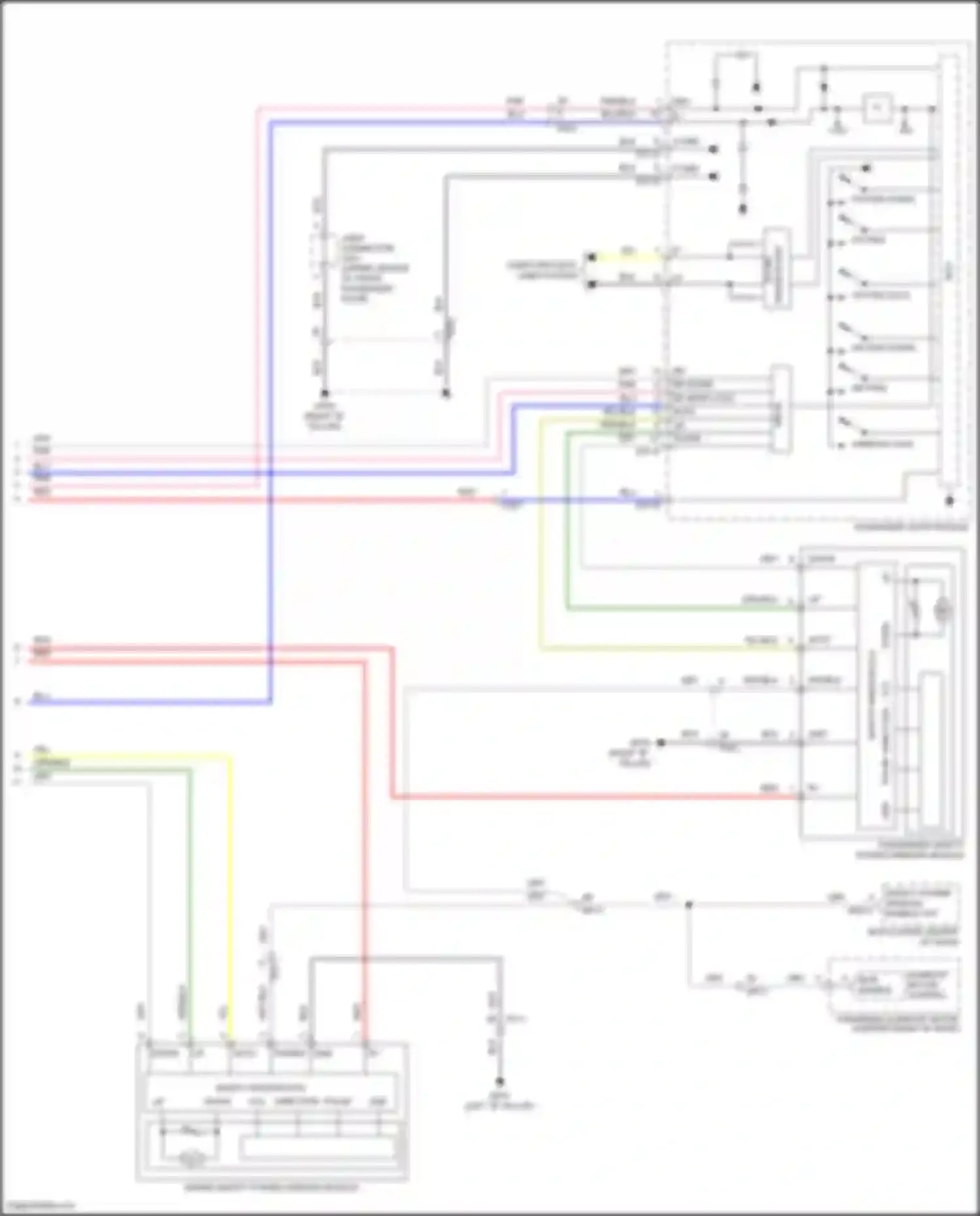 Wiring diagram safety power window enable out for Hyundai Sonata VII (2014-2017) (2 of 4)