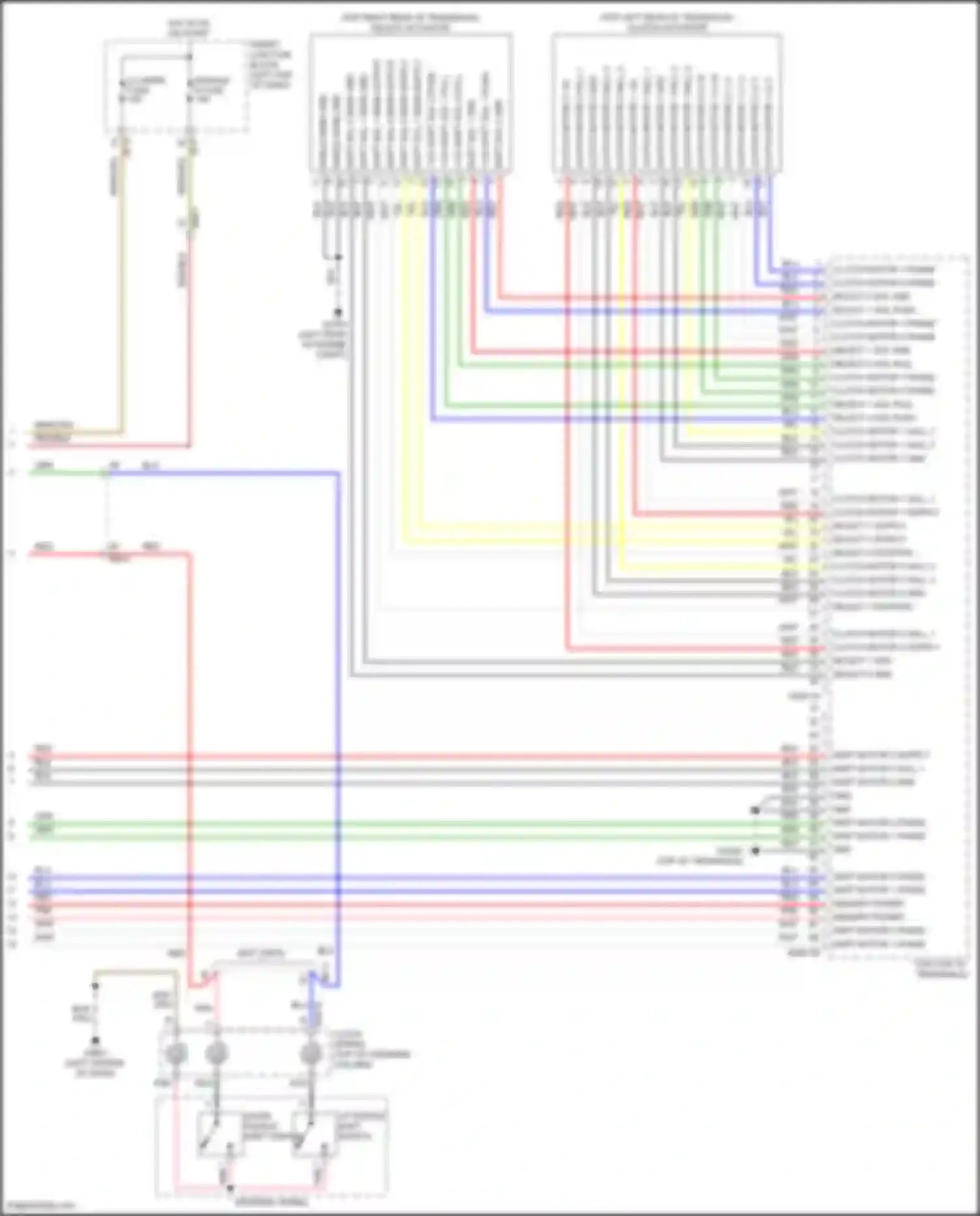 Wiring diagram shift sol 2 sens output for Hyundai Sonata VII (2014-2017) (1 of 1)